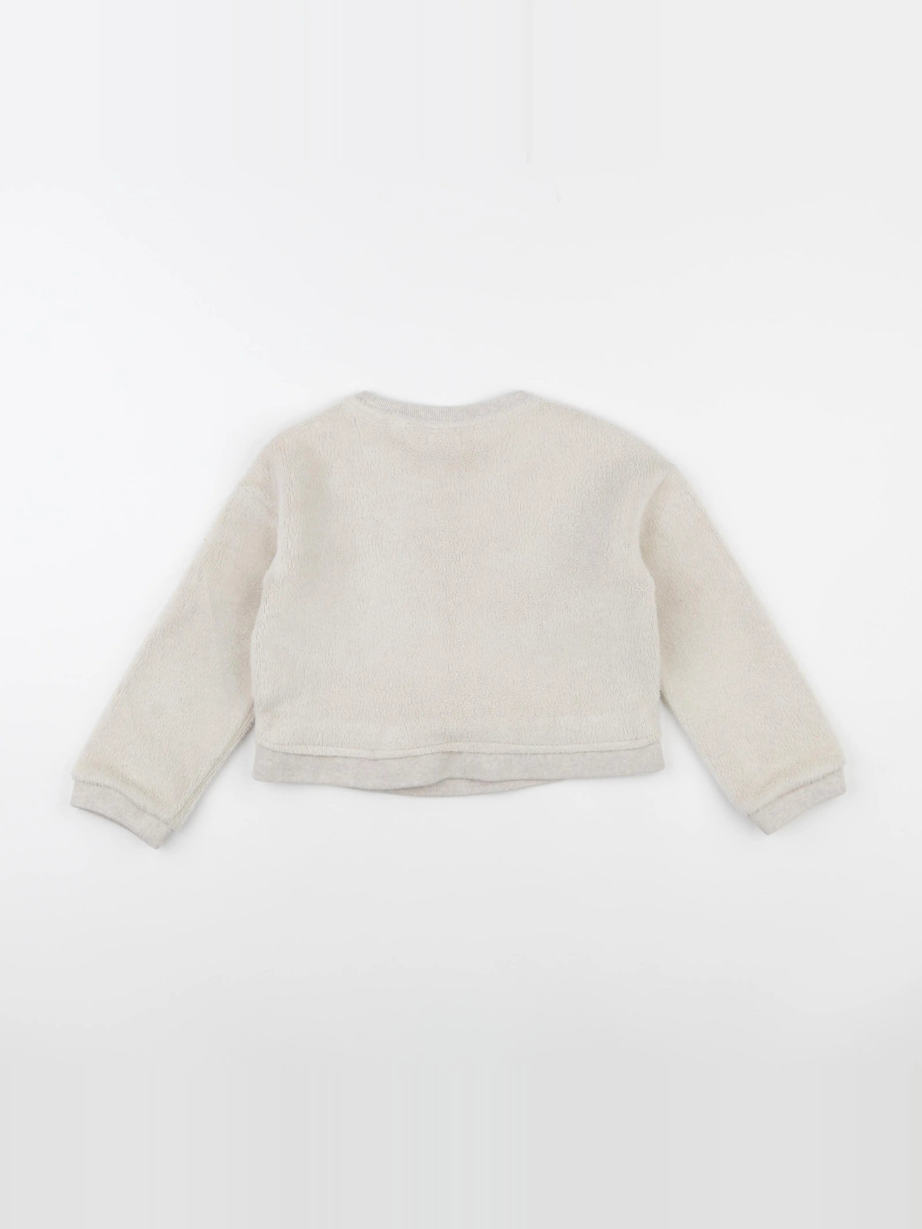 IKKS - sweat beige - 5 ans
