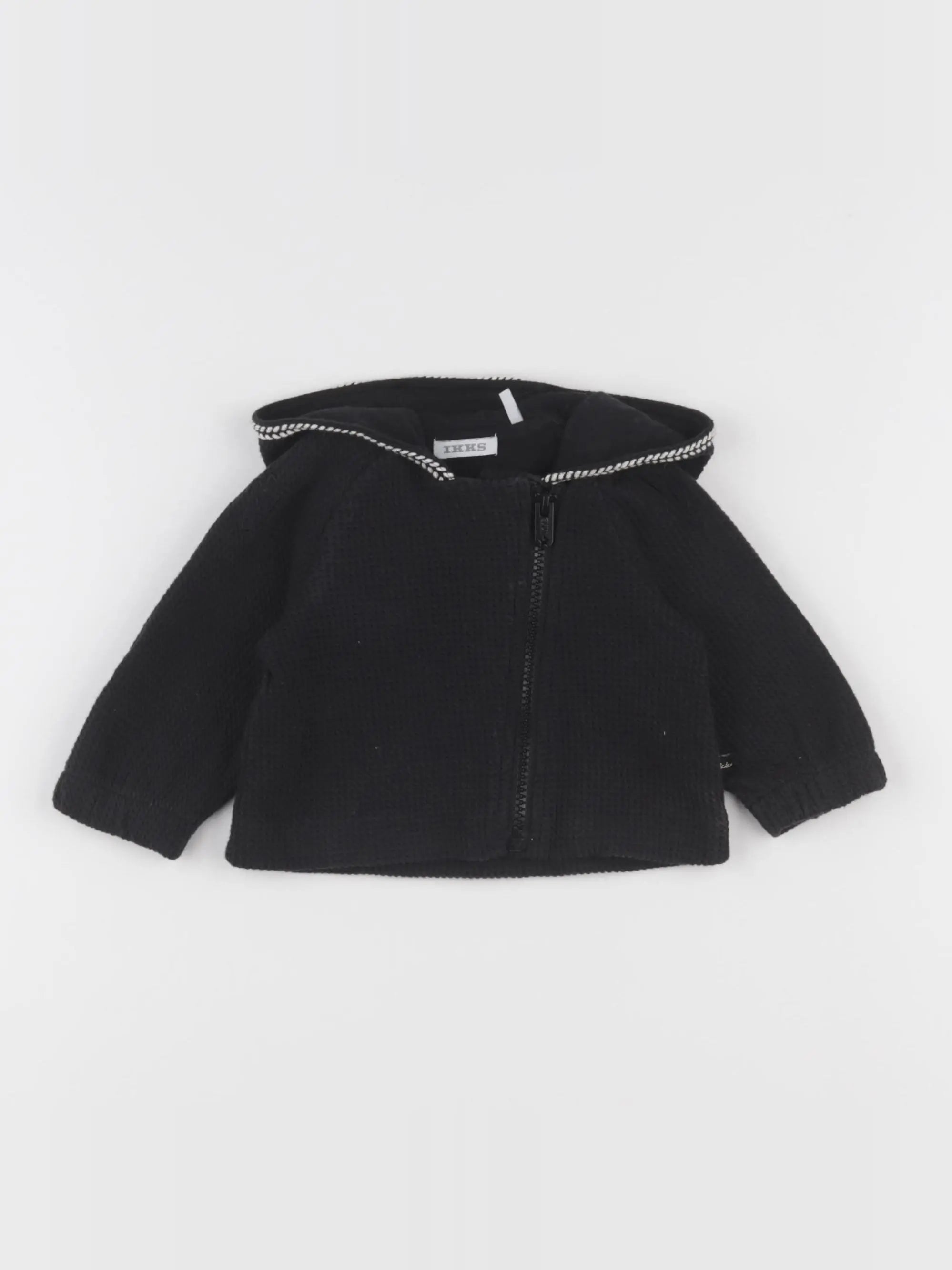 IKKS - sweat noir - 6 mois