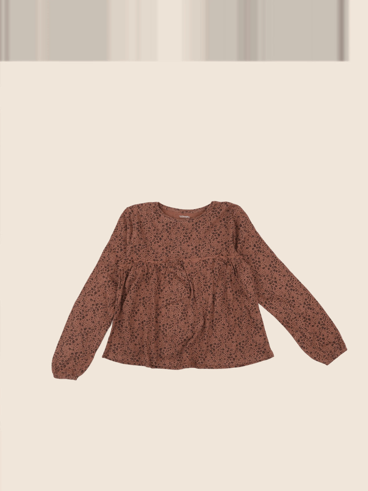 Vertbaudet - tee-shirt marron - 10 ans