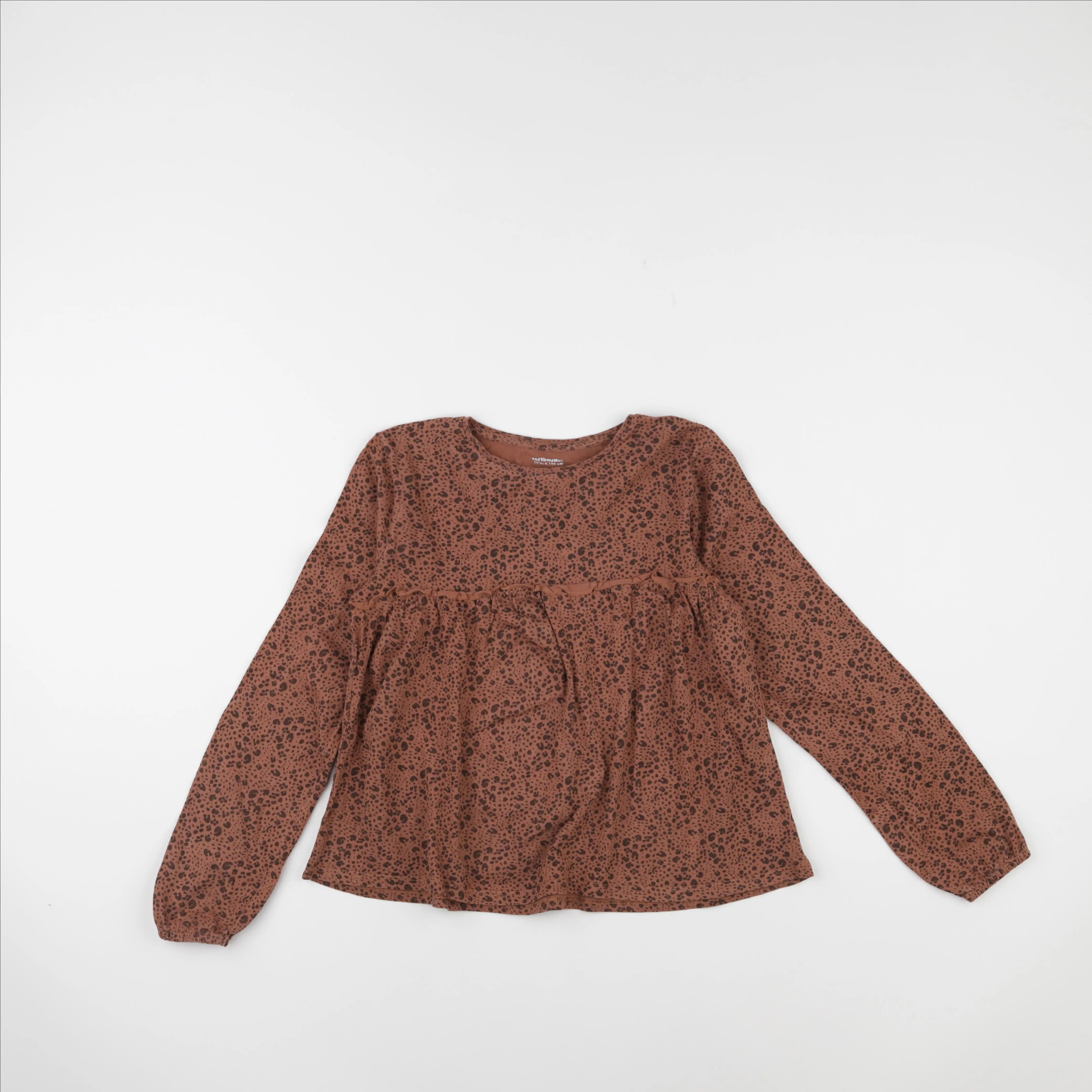 Vertbaudet - tee-shirt marron - 10 ans