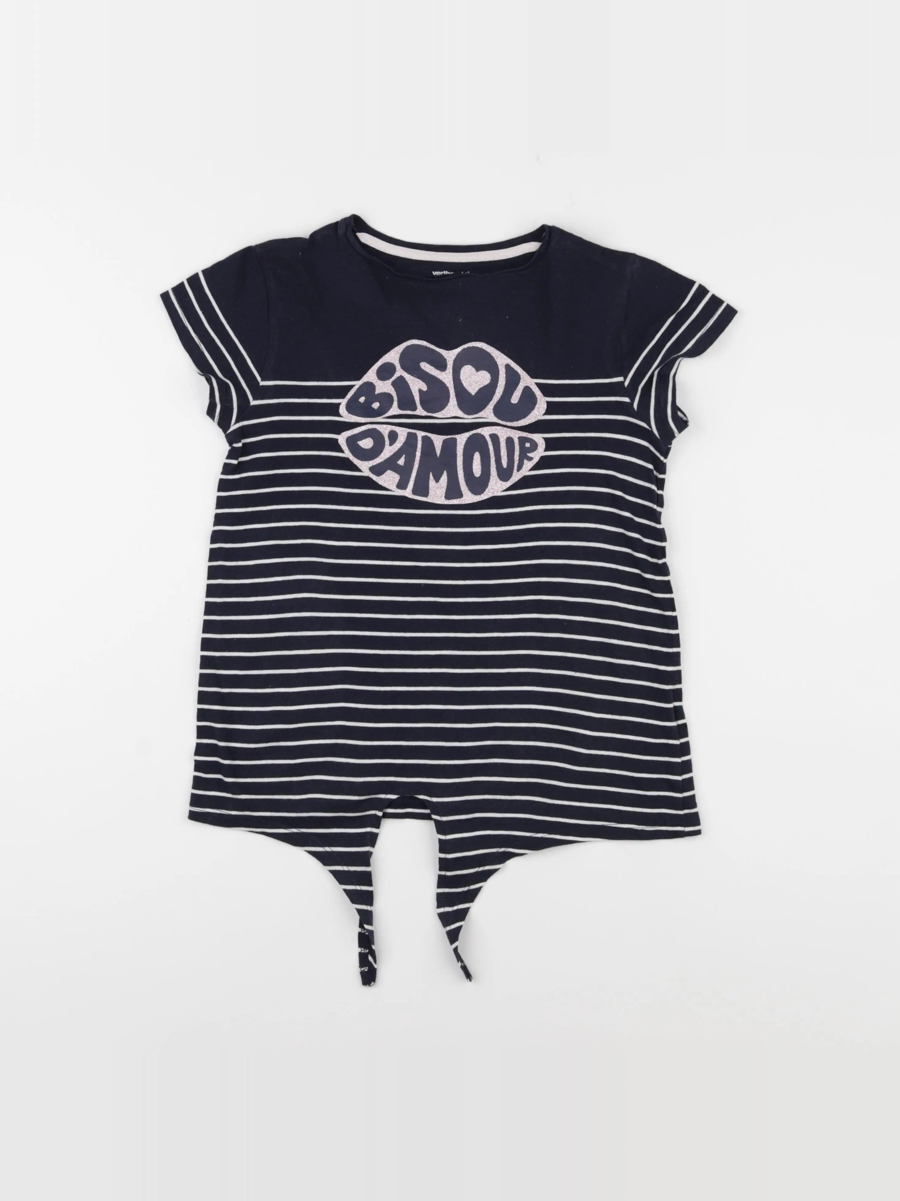 Vertbaudet - tee-shirt bleu - 10 ans