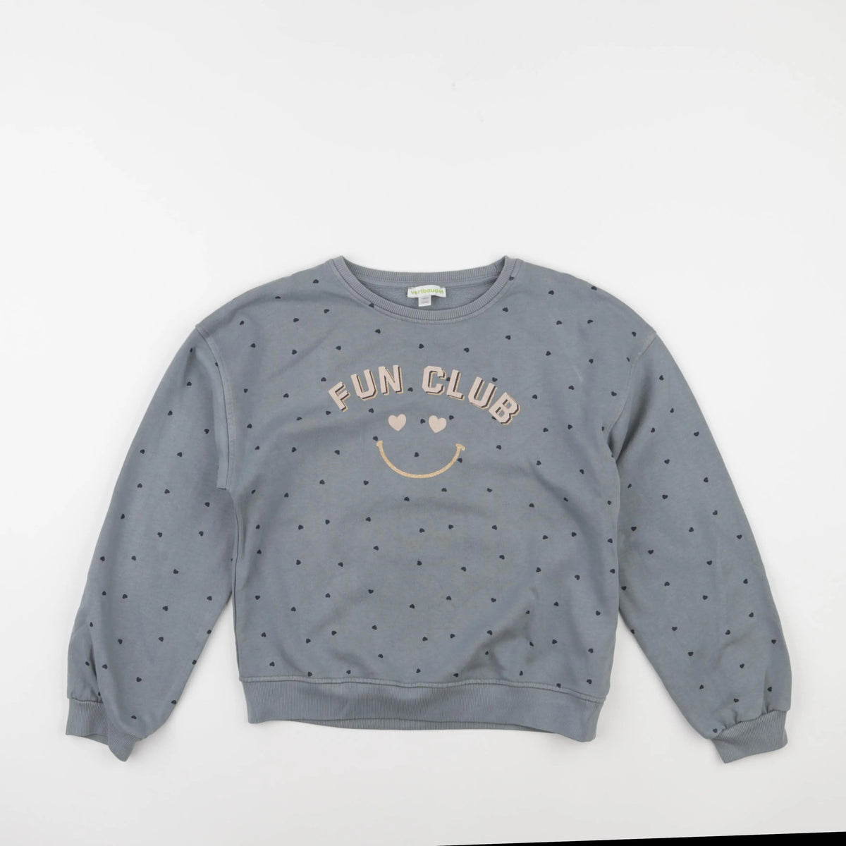 Vertbaudet - sweat bleu - 10 ans