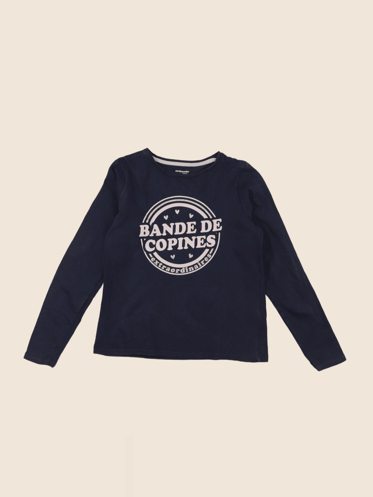Vertbaudet - tee-shirt bleu - 10 ans