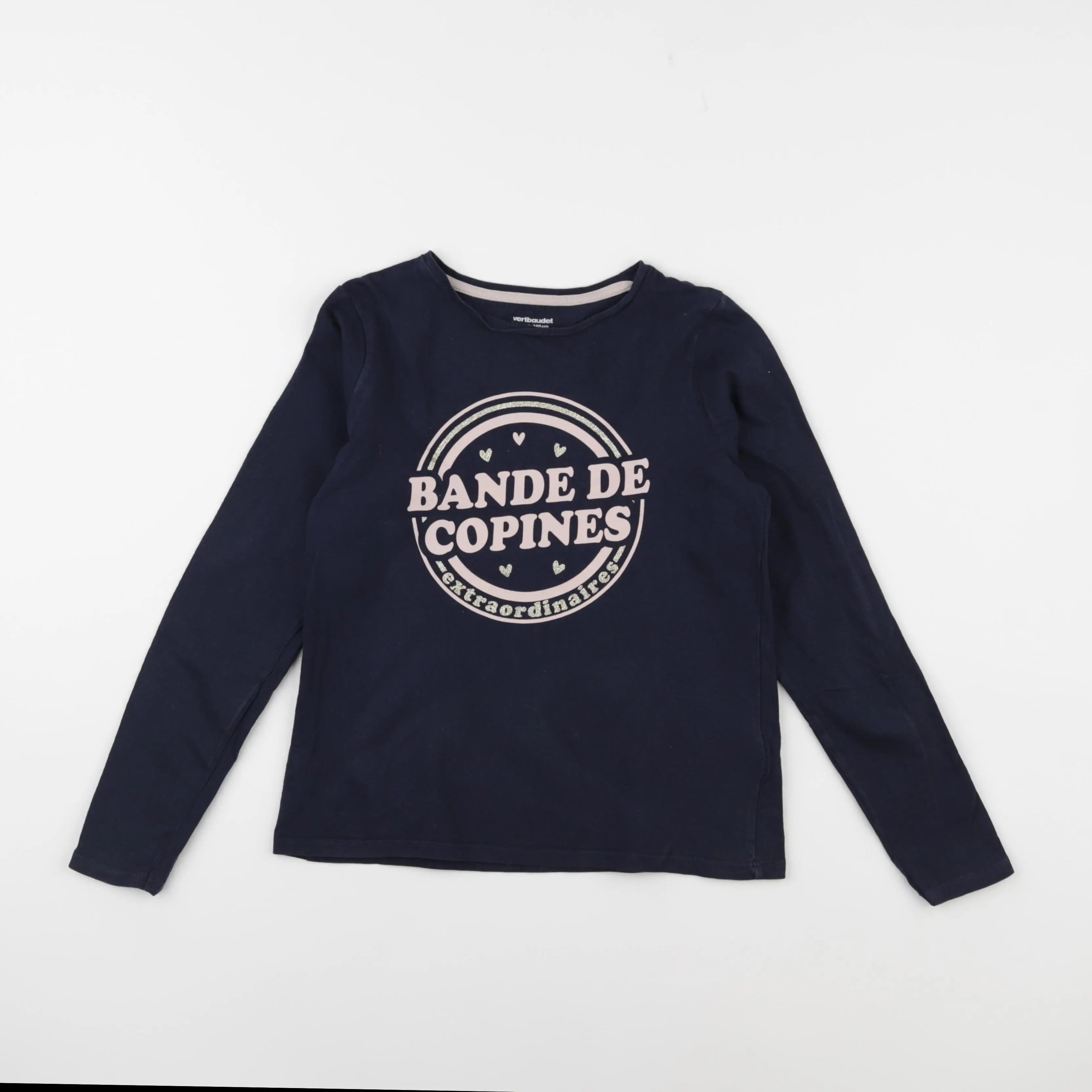 Vertbaudet - tee-shirt bleu - 10 ans