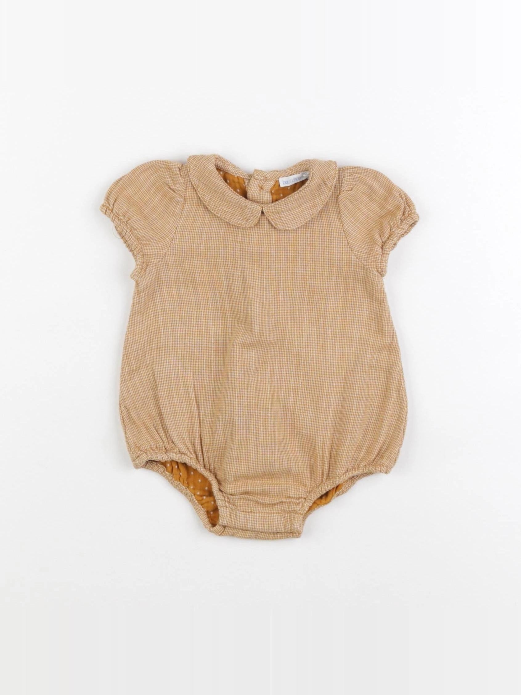 Boutchou - combinaison marron - 3 mois