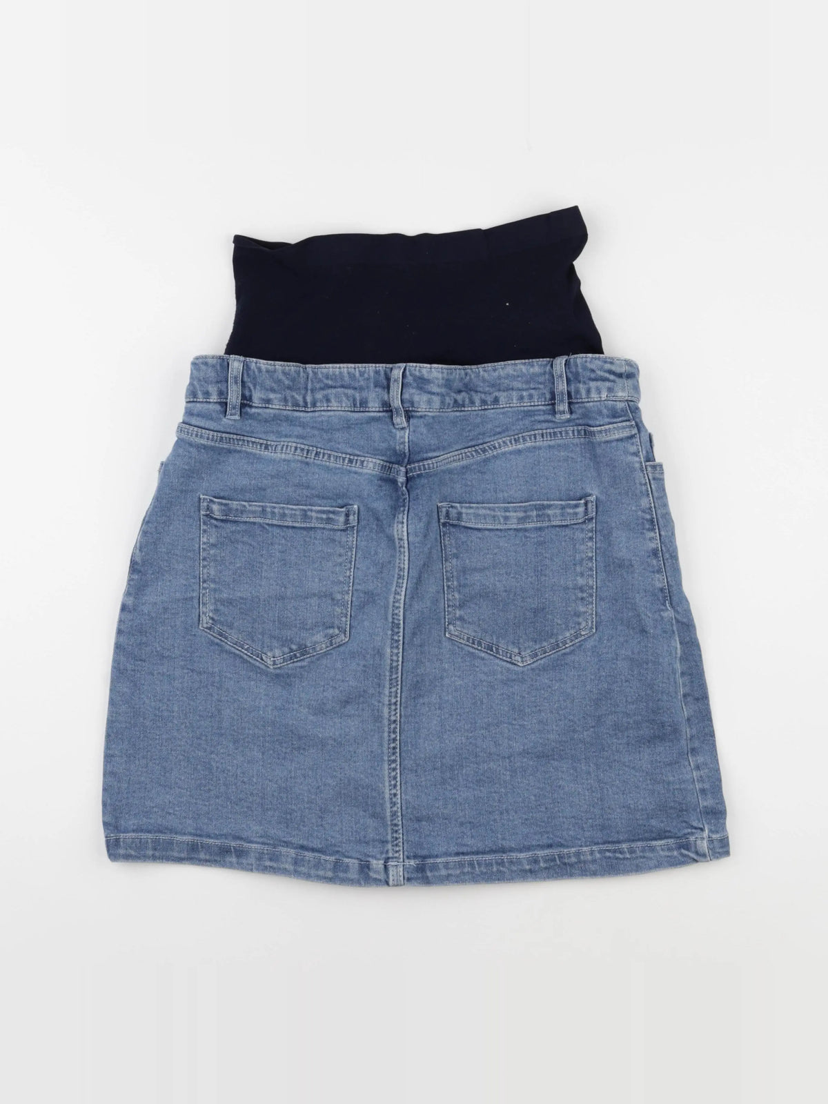 Envie de fraise - jupe grossesse bleu - 38