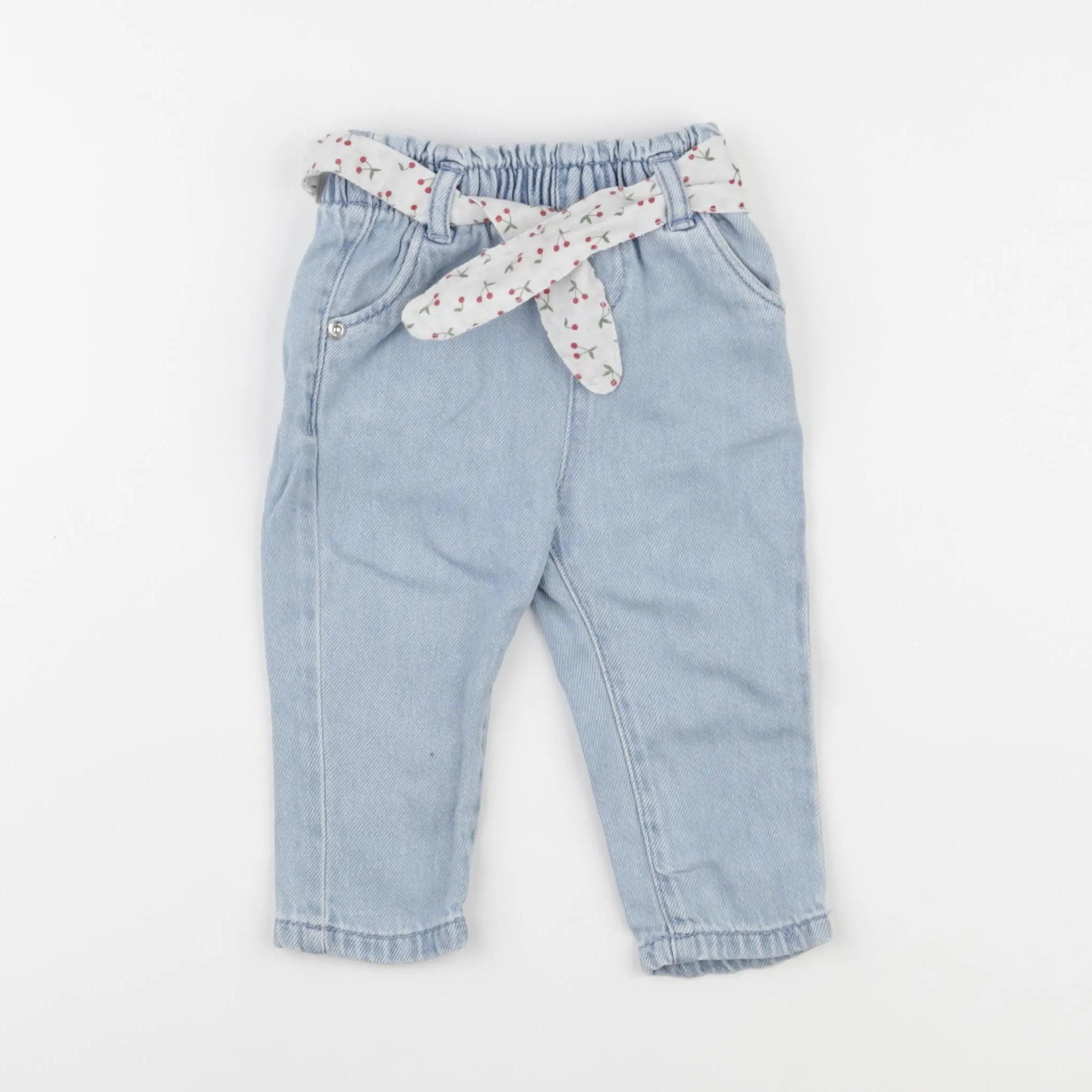 Vertbaudet - jean bleu - 6 mois