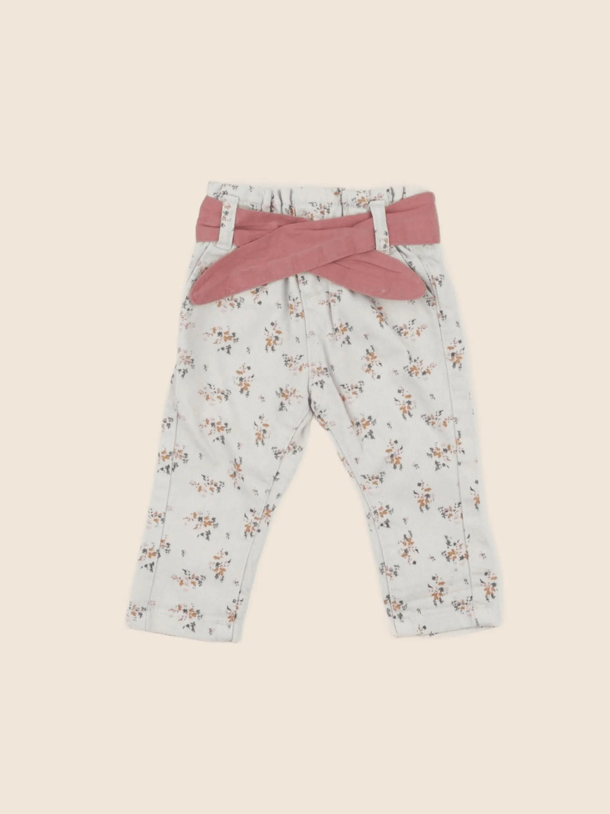 Vertbaudet - jean beige - 3 mois