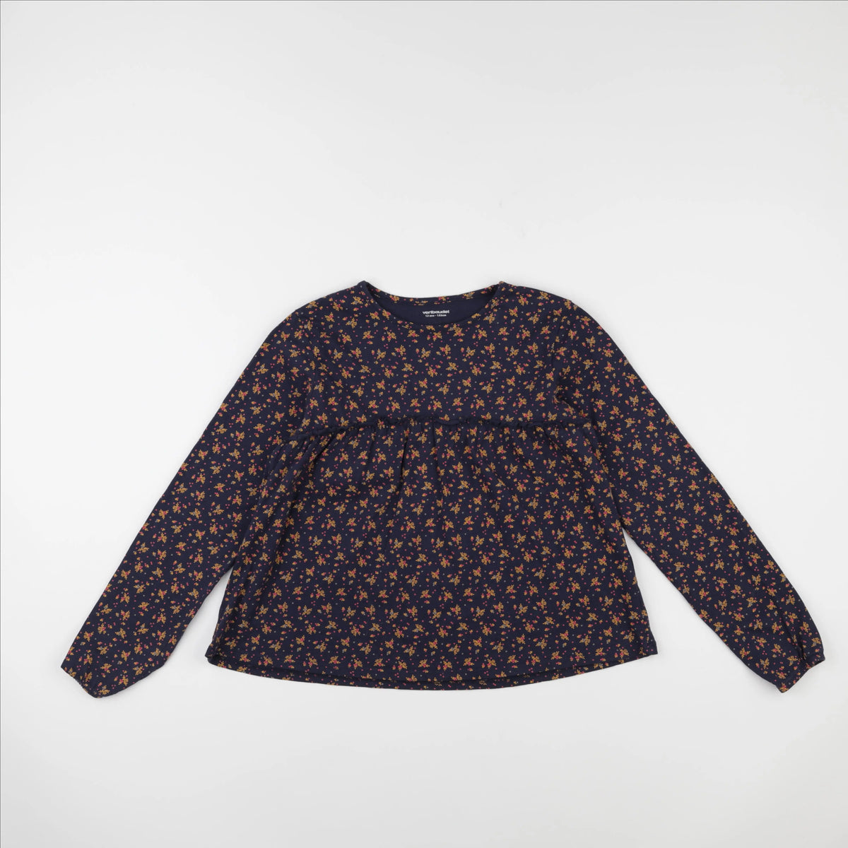 Vertbaudet - tee-shirt bleu - 12 ans