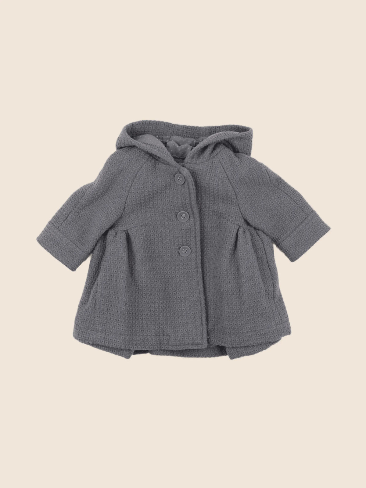 Vertbaudet - manteau gris - 6 mois
