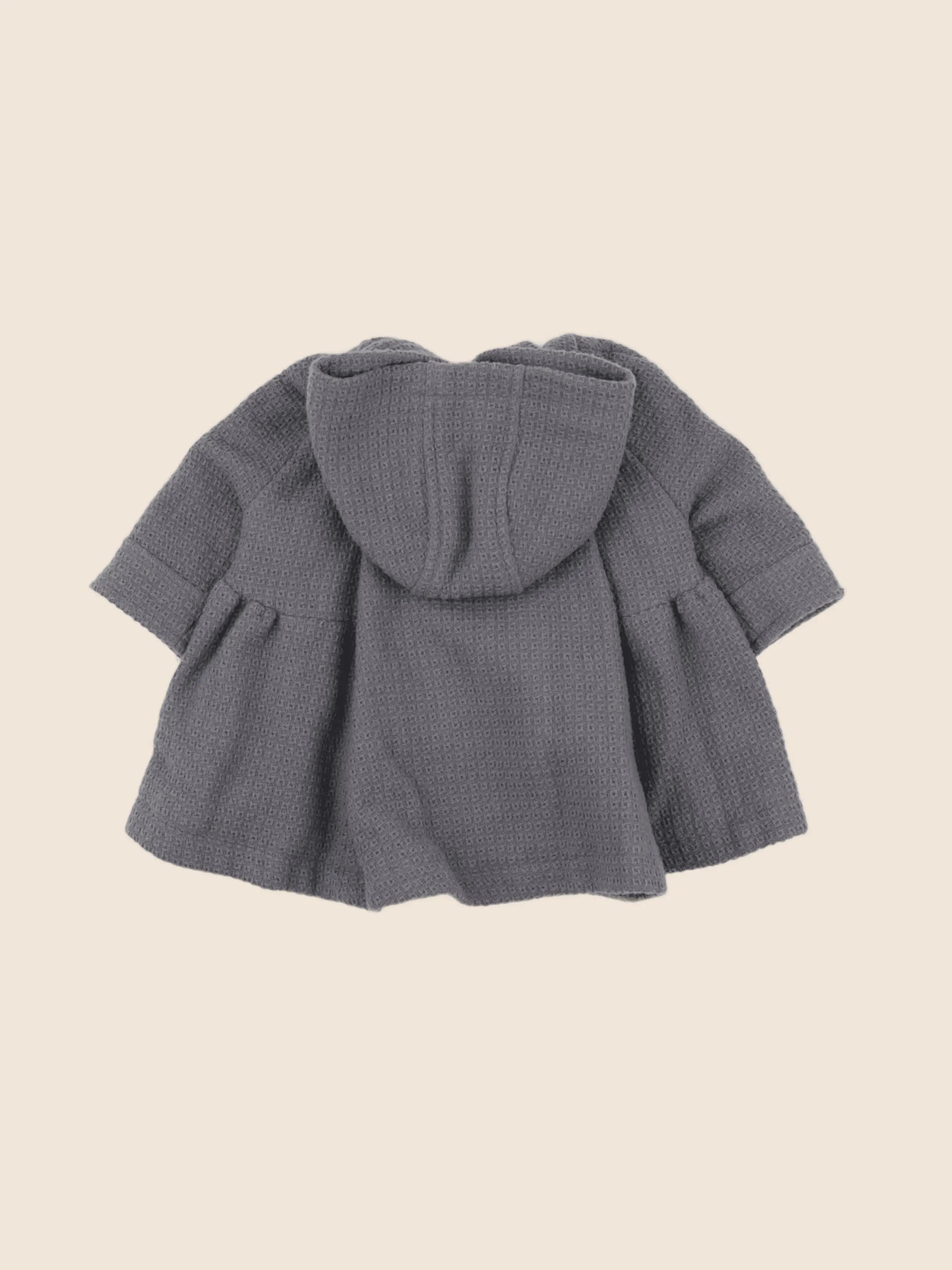 Vertbaudet - manteau gris - 6 mois