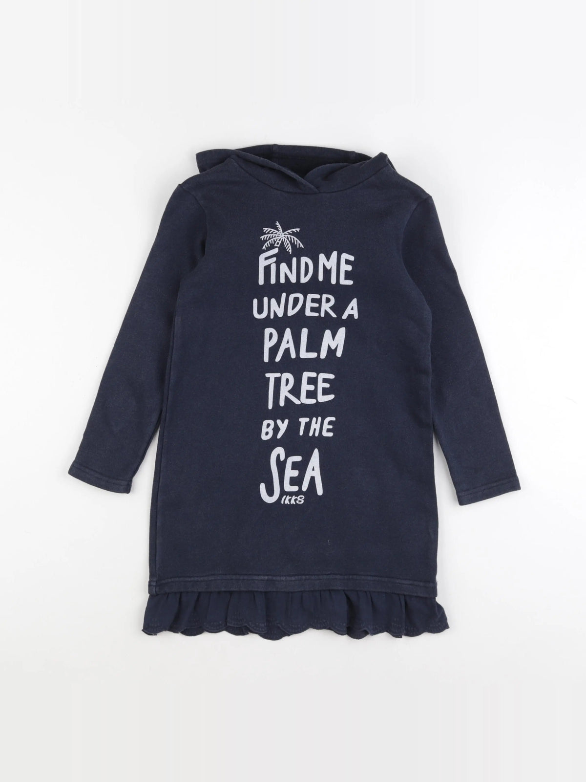 IKKS - robe bleu - 6 ans