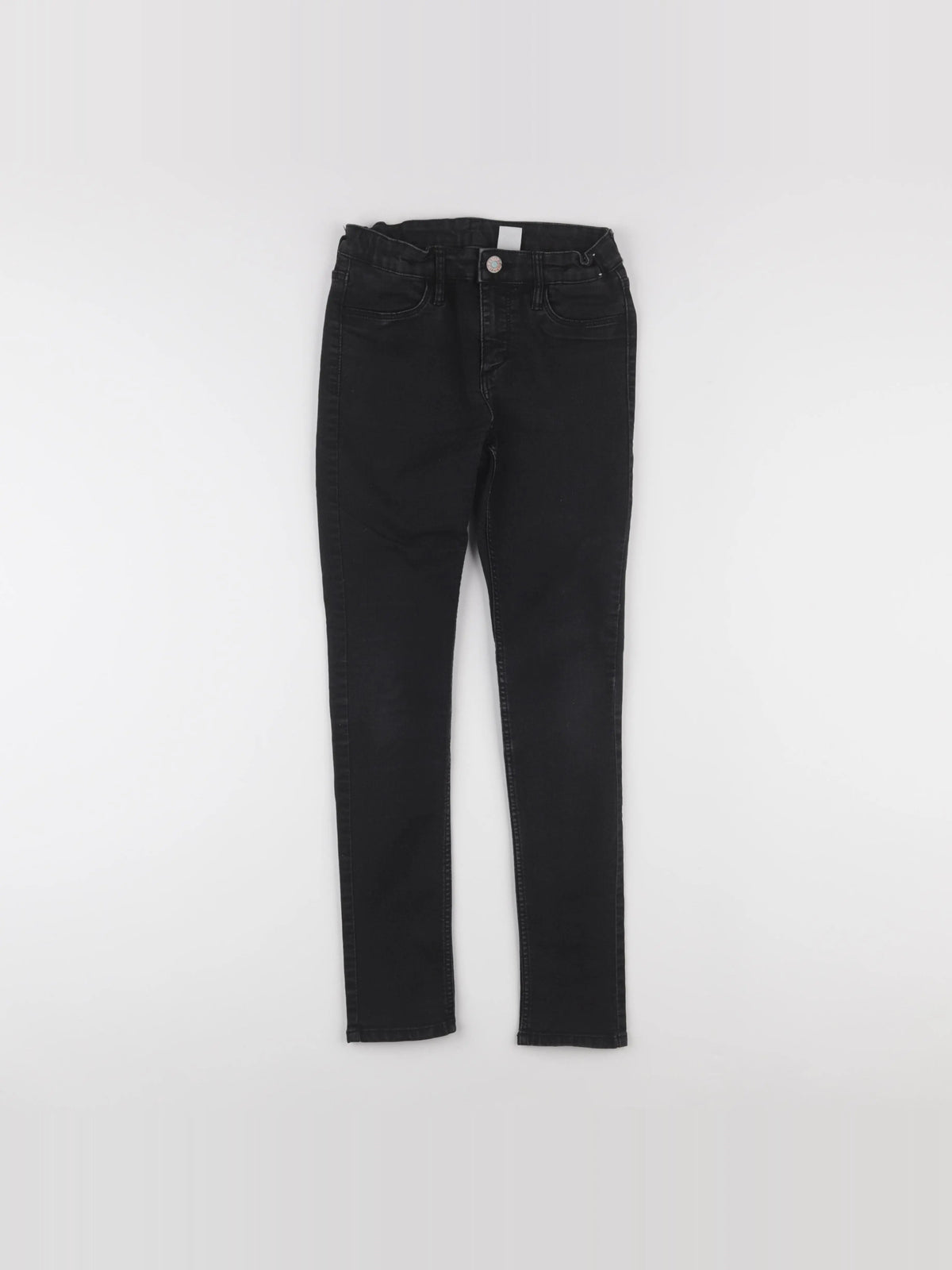 H&M - jean noir - 9/10 ans