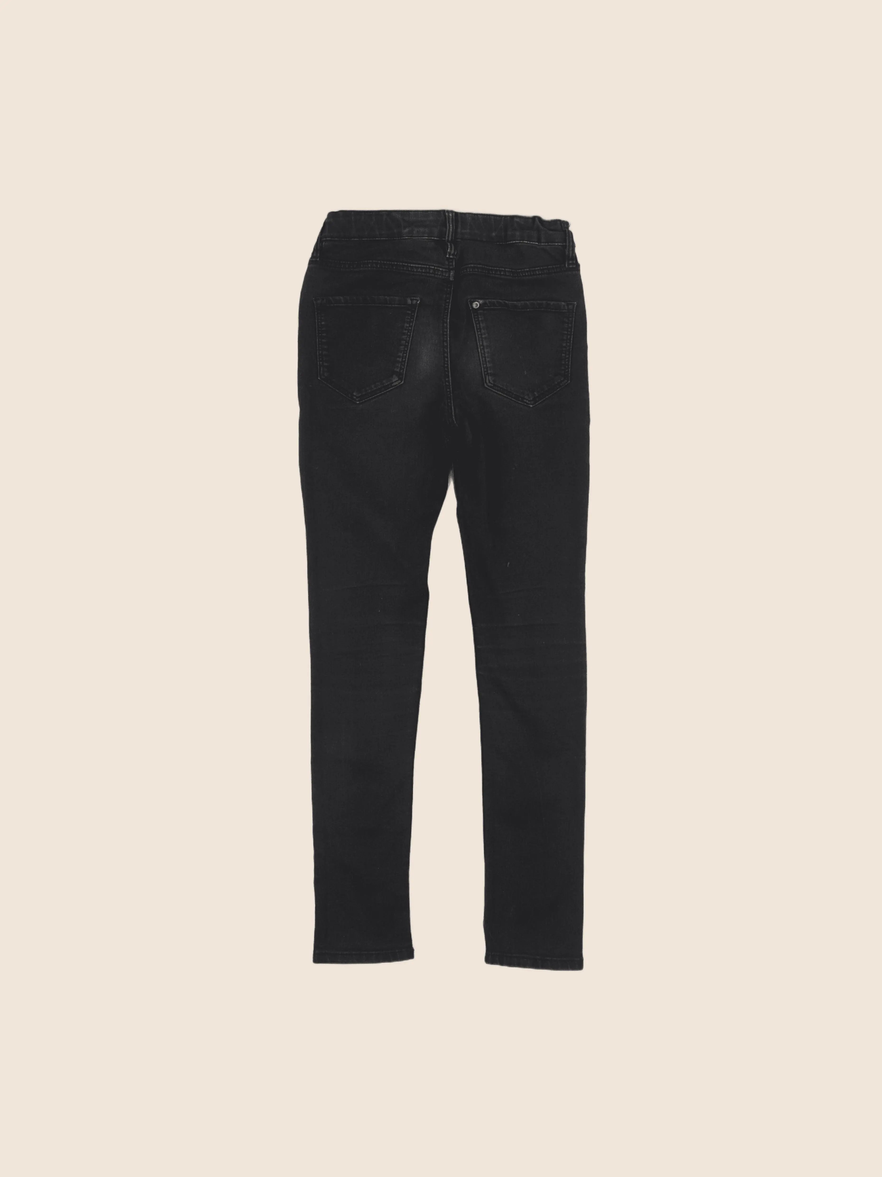 H&M - jean noir - 9/10 ans