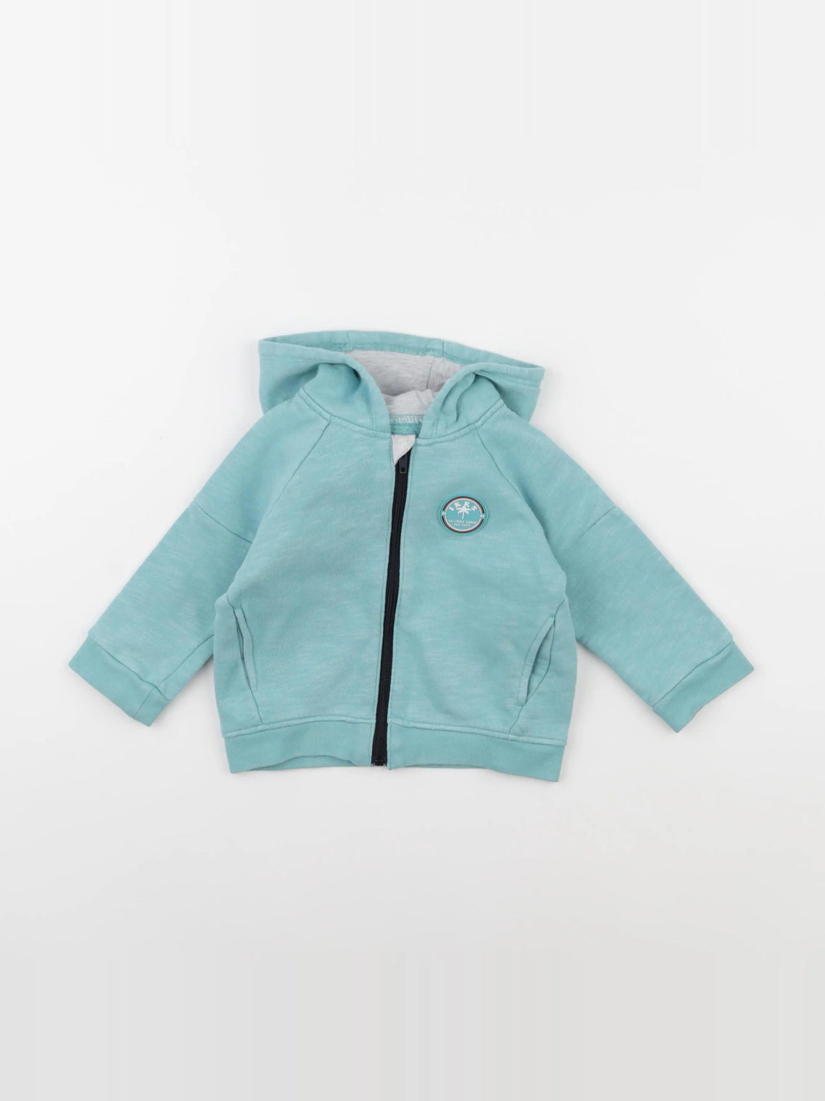 IKKS - sweat bleu - 12 mois