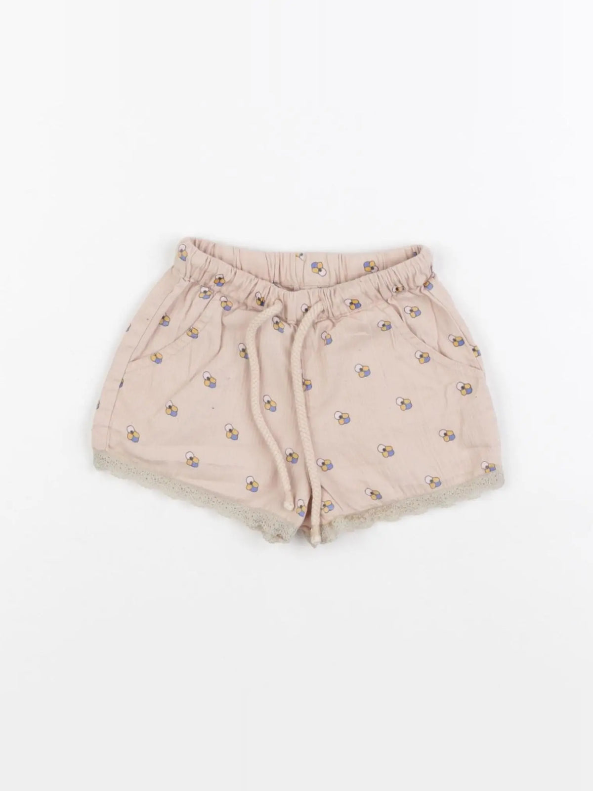 Monoprix - short rose - 6/9 mois
