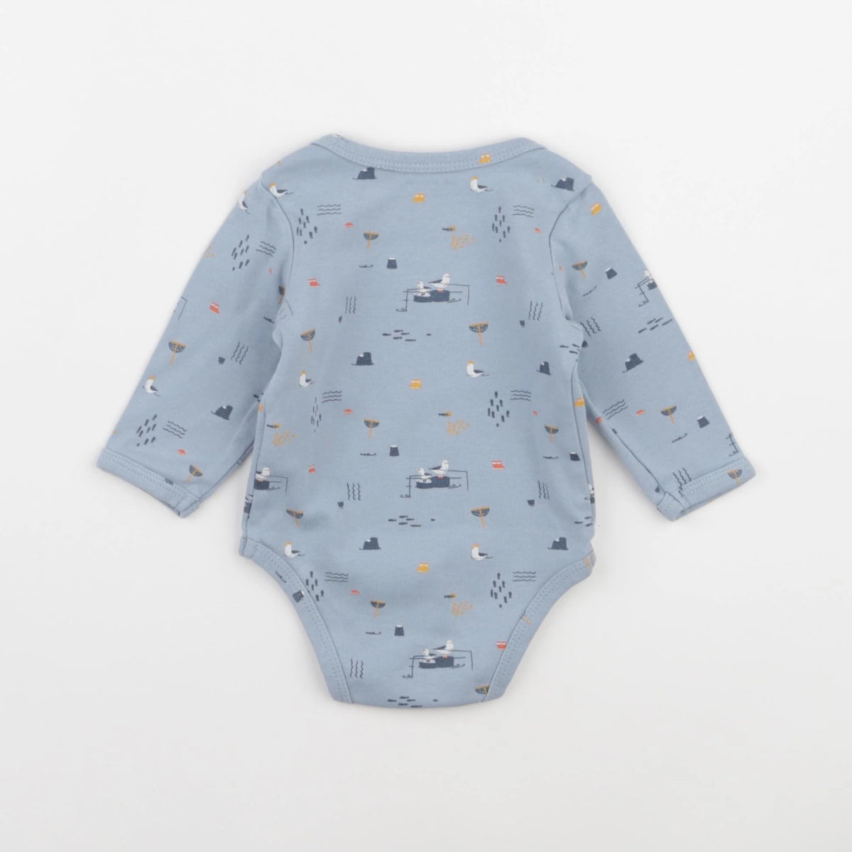 Vertbaudet - body bleu - 6 mois