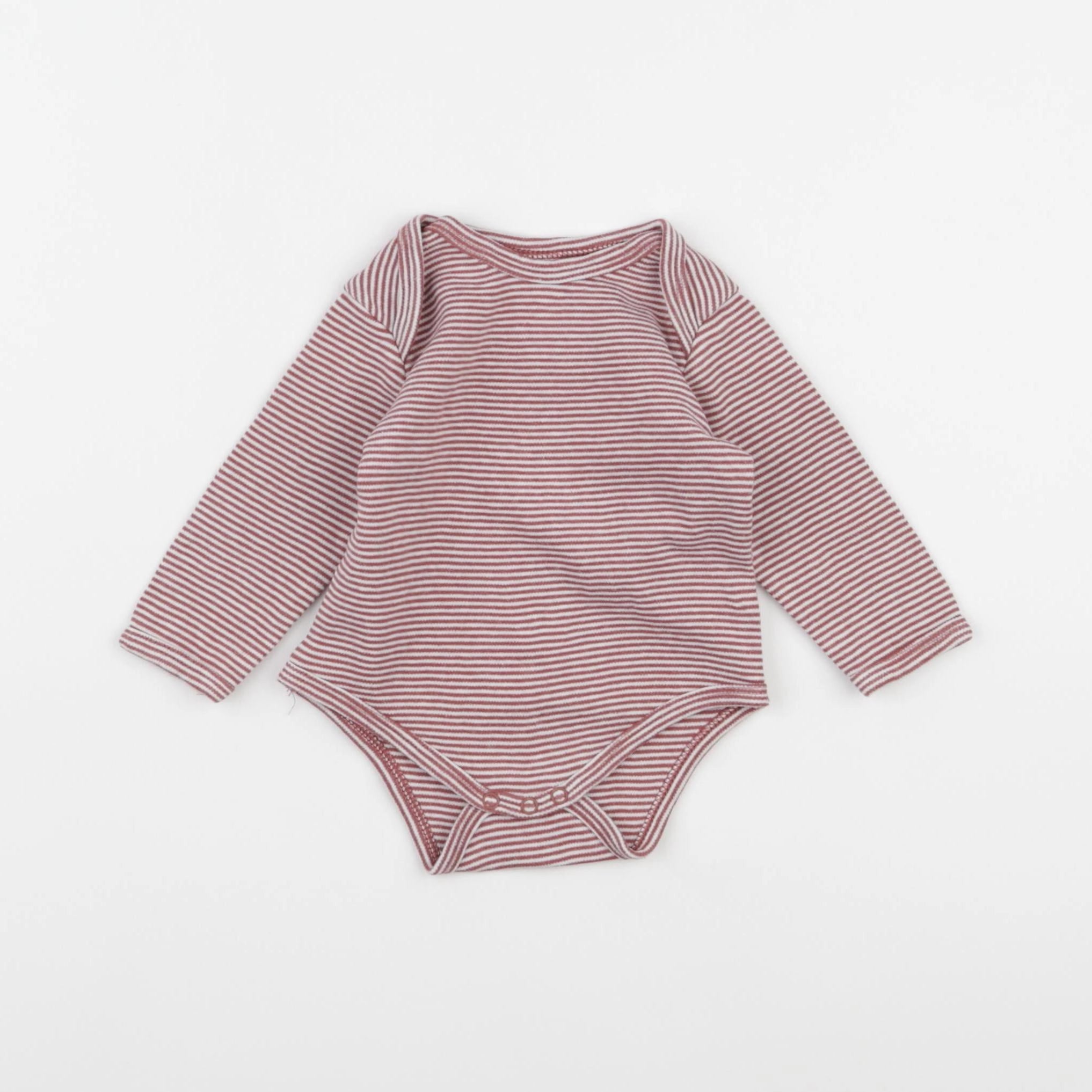 Vertbaudet - body marron - 6 mois