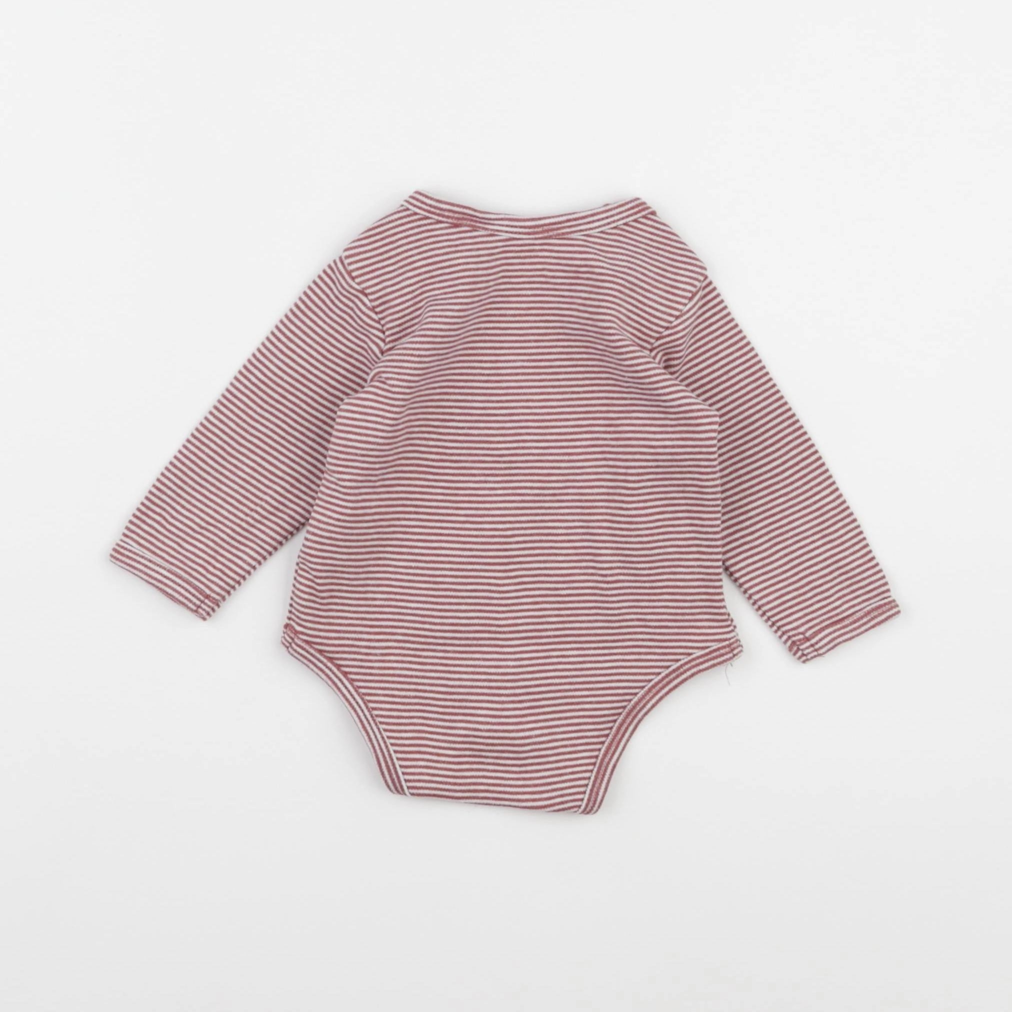 Vertbaudet - body marron - 6 mois