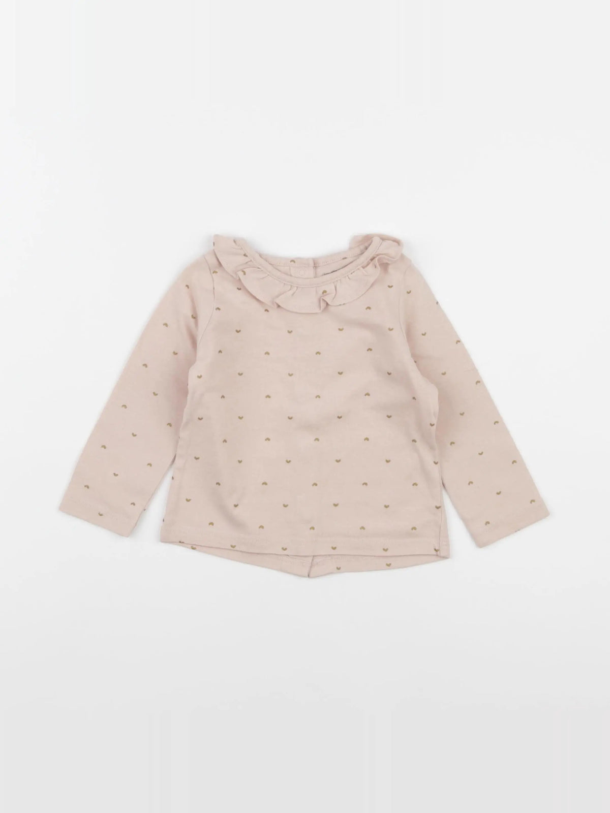 Vertbaudet - tee-shirt rose - 9 mois