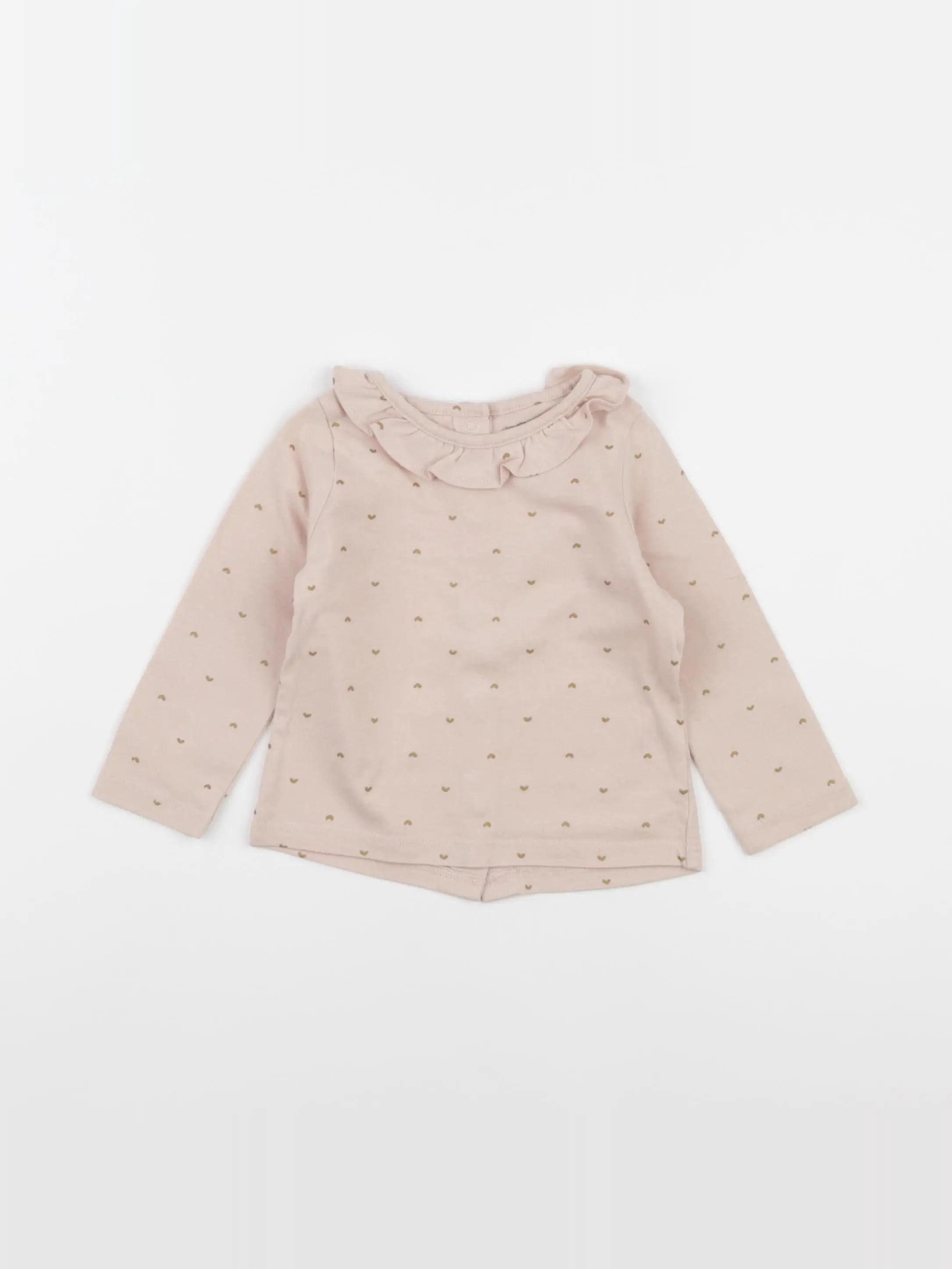 Vertbaudet - tee-shirt rose - 9 mois