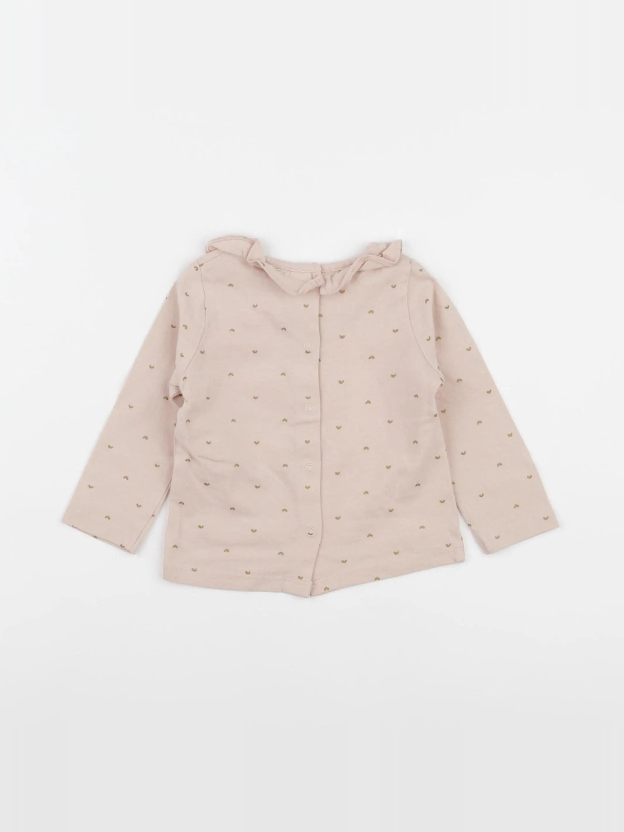 Vertbaudet - tee-shirt rose - 9 mois