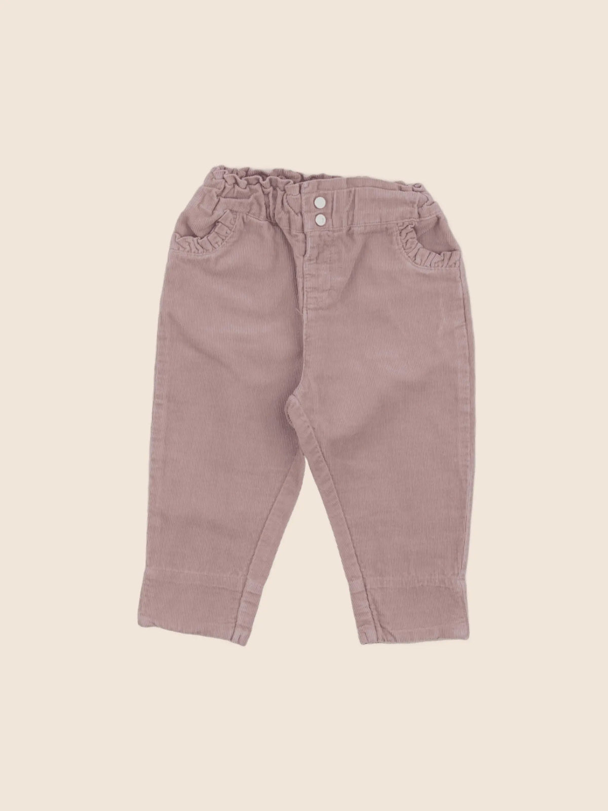 Vertbaudet - pantalon rose - 9 mois