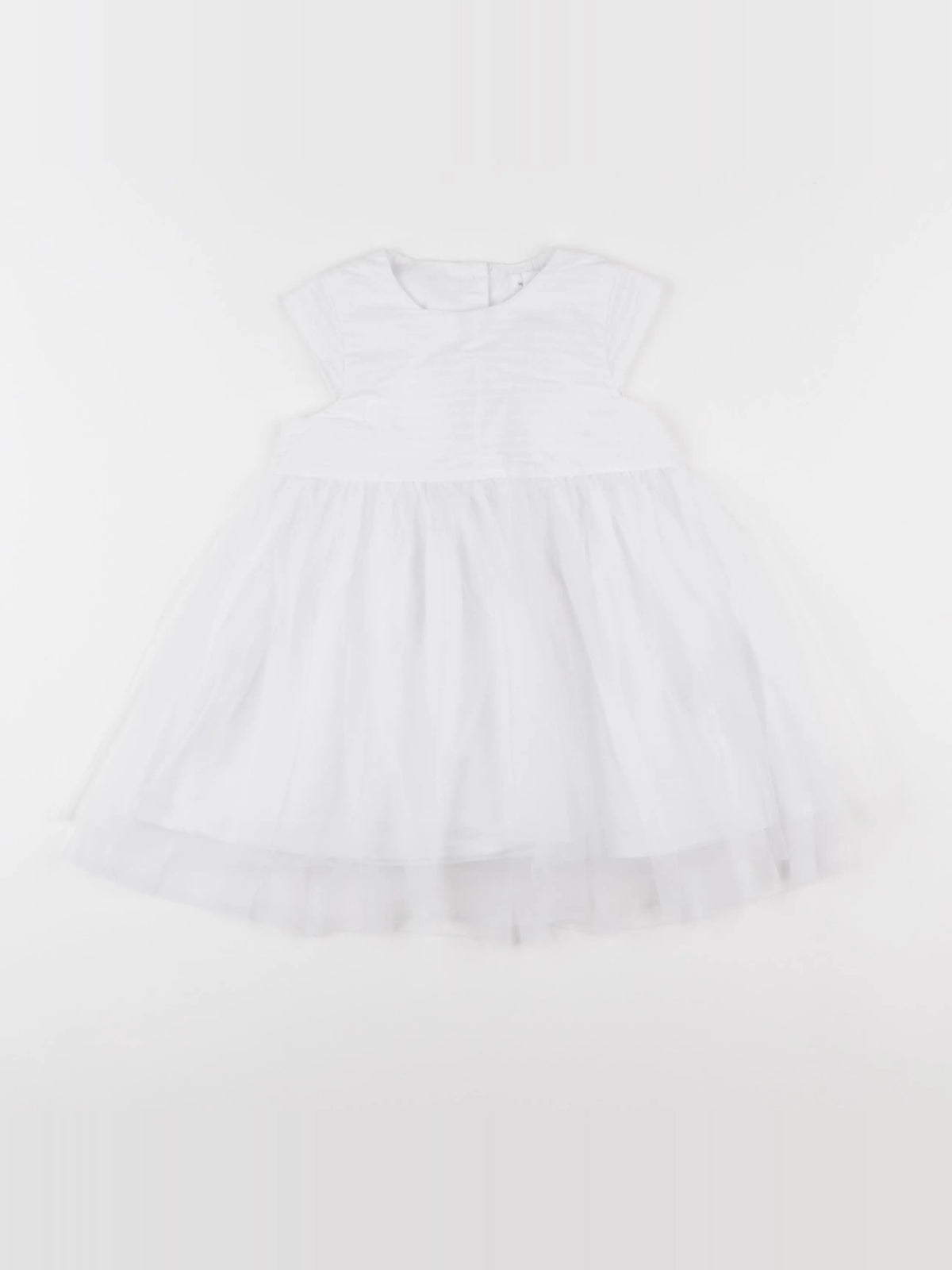 Vertbaudet - robe blanc - 24 mois
