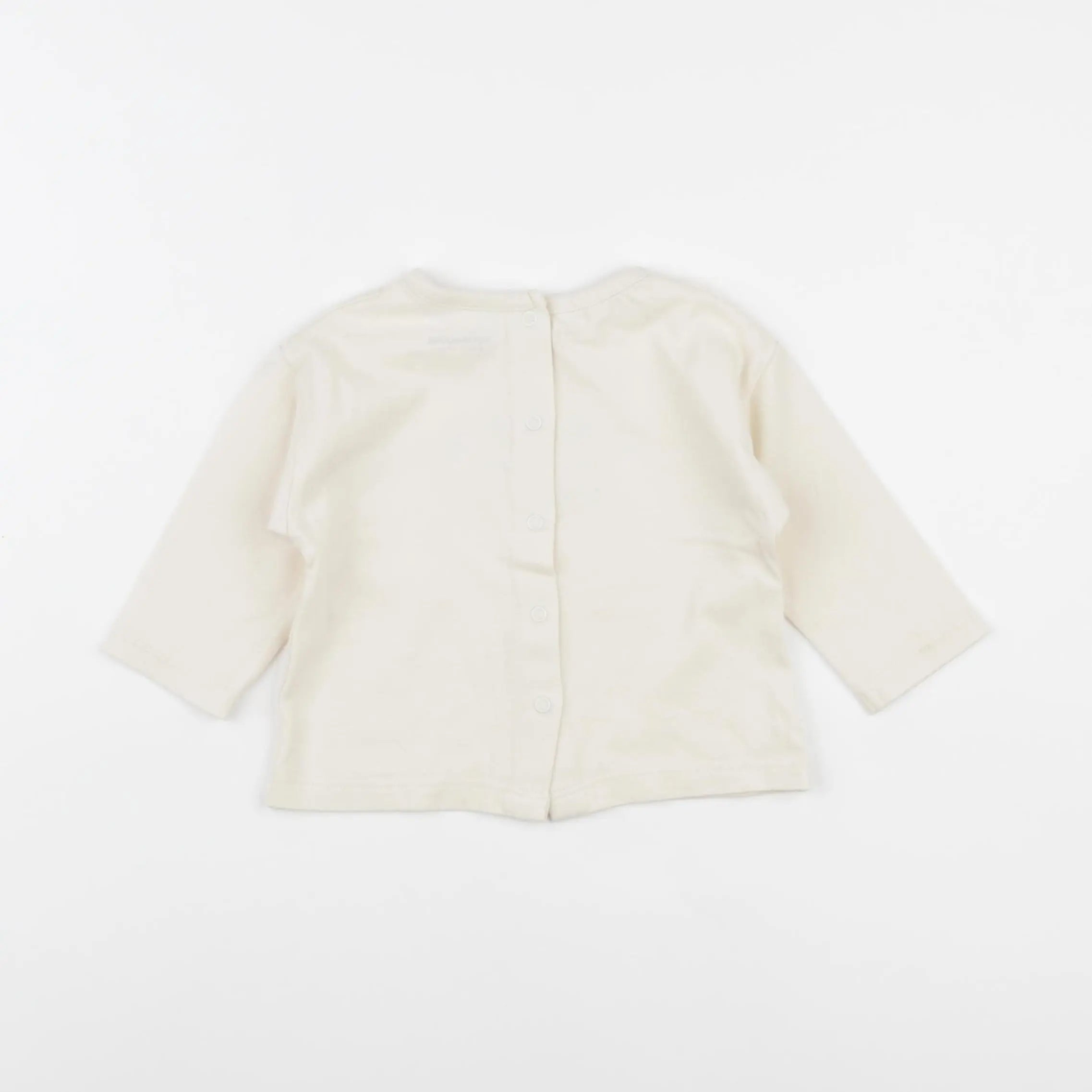 Vertbaudet - tee-shirt beige - 6 mois