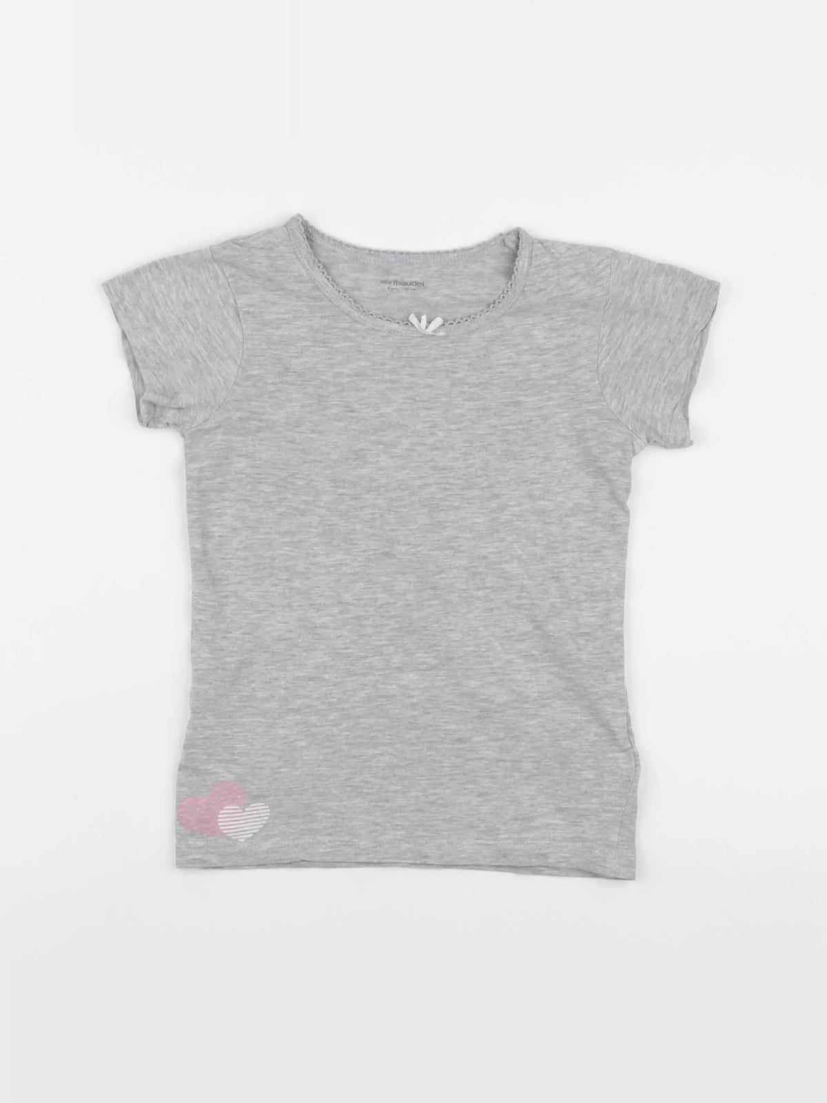 Vertbaudet - maillot de corps gris - 8 ans