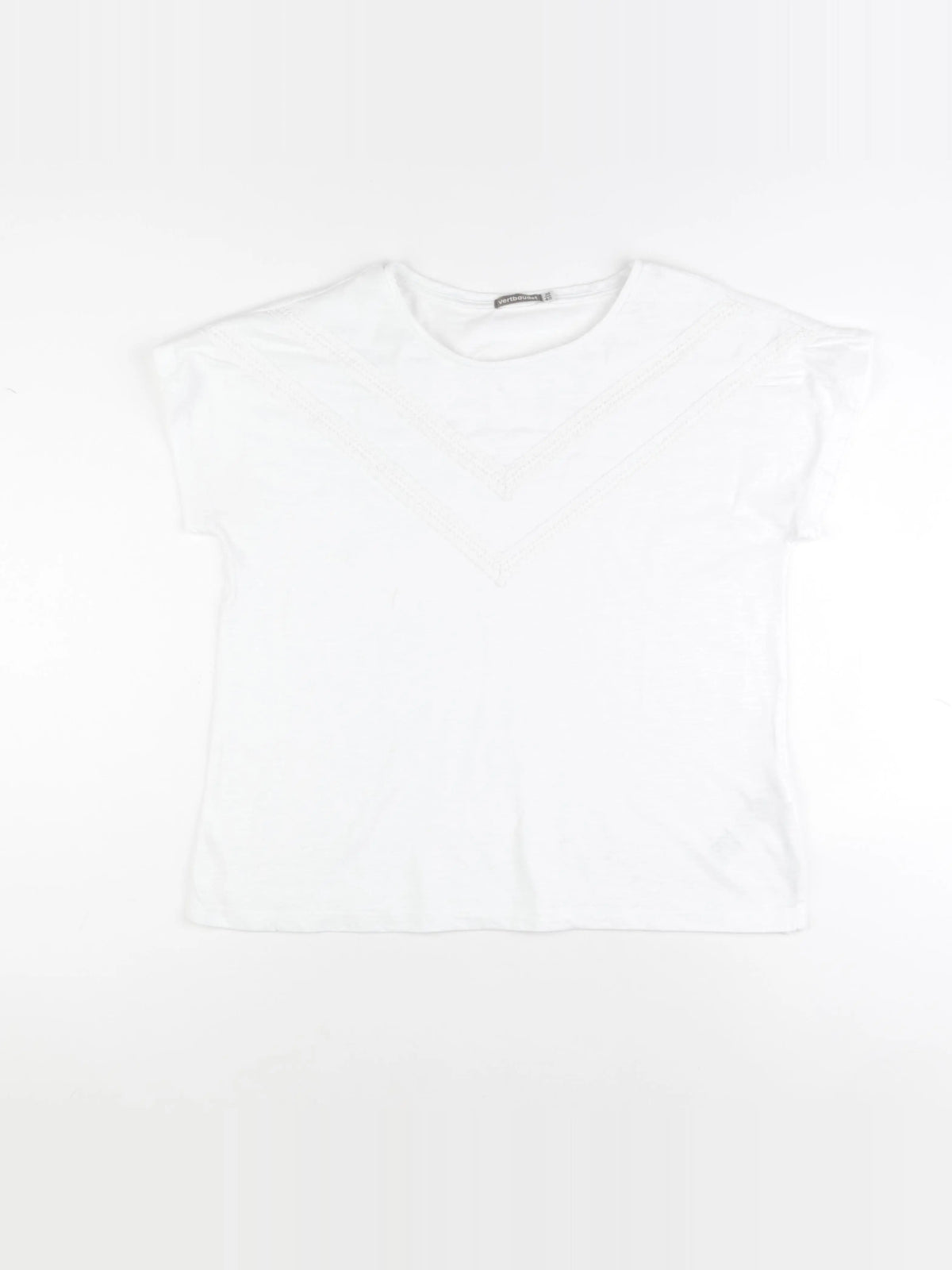 Vertbaudet - tee-shirt grossesse blanc - 38 à 40
