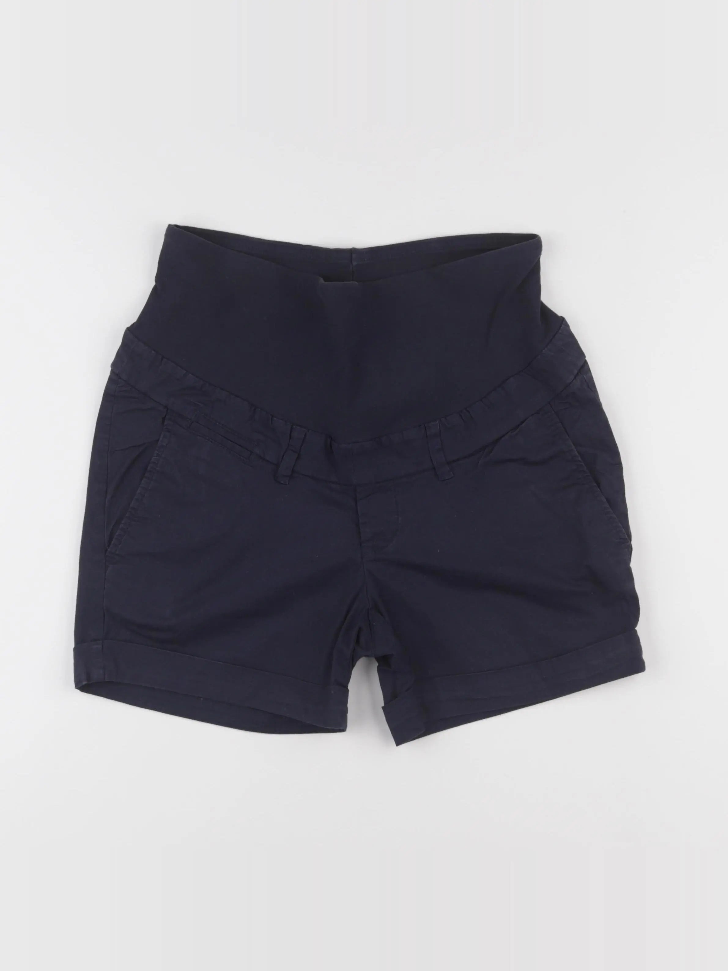 H&M - short grossesse bleu - 36