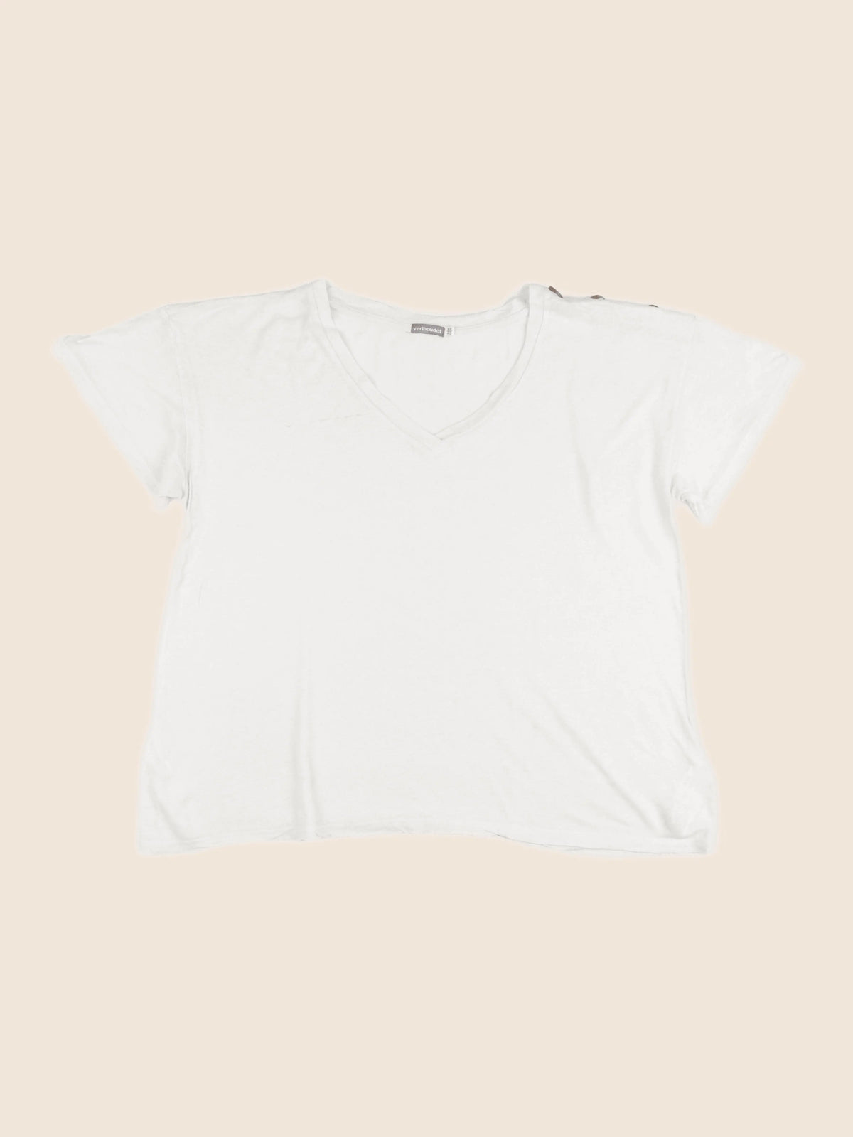 Vertbaudet - tee-shirt grossesse beige - 38 à 40