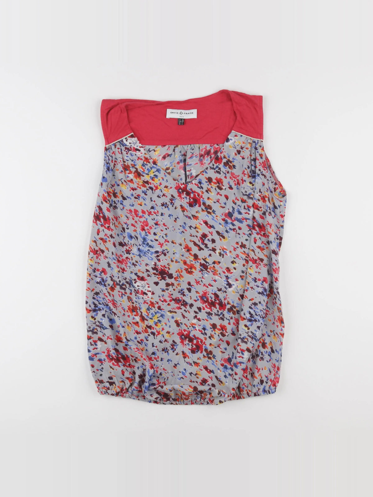 Envie de fraise - blouse grossesse gris - 34 à 36