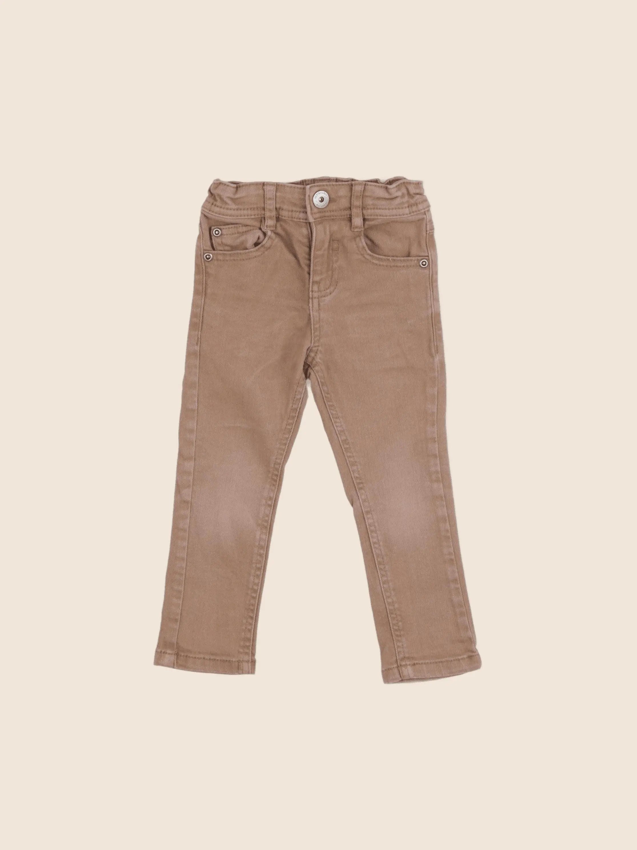 Vertbaudet - jean marron - 2 ans