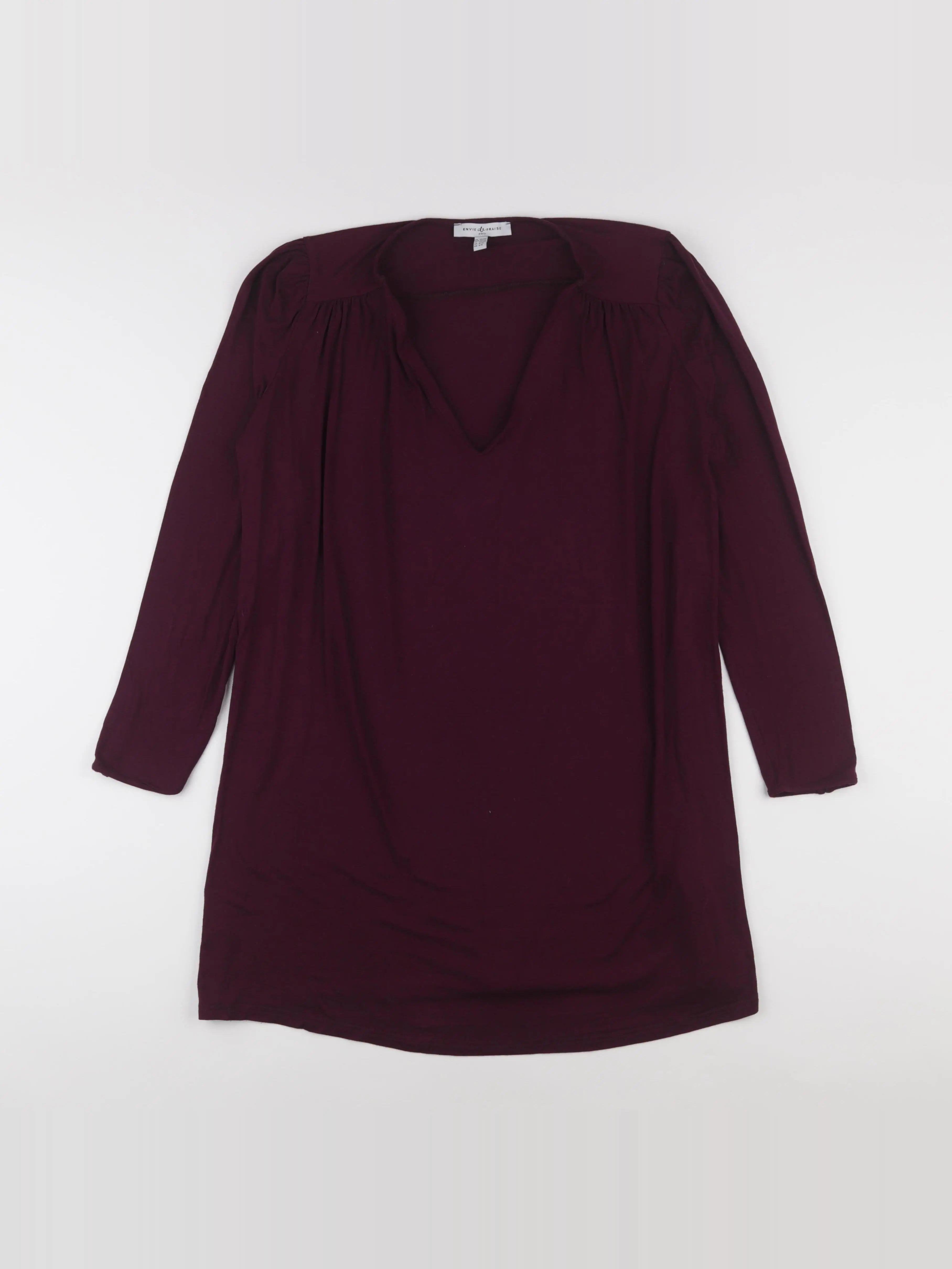 Envie de fraise - tee-shirt grossesse violet - 36 à 38