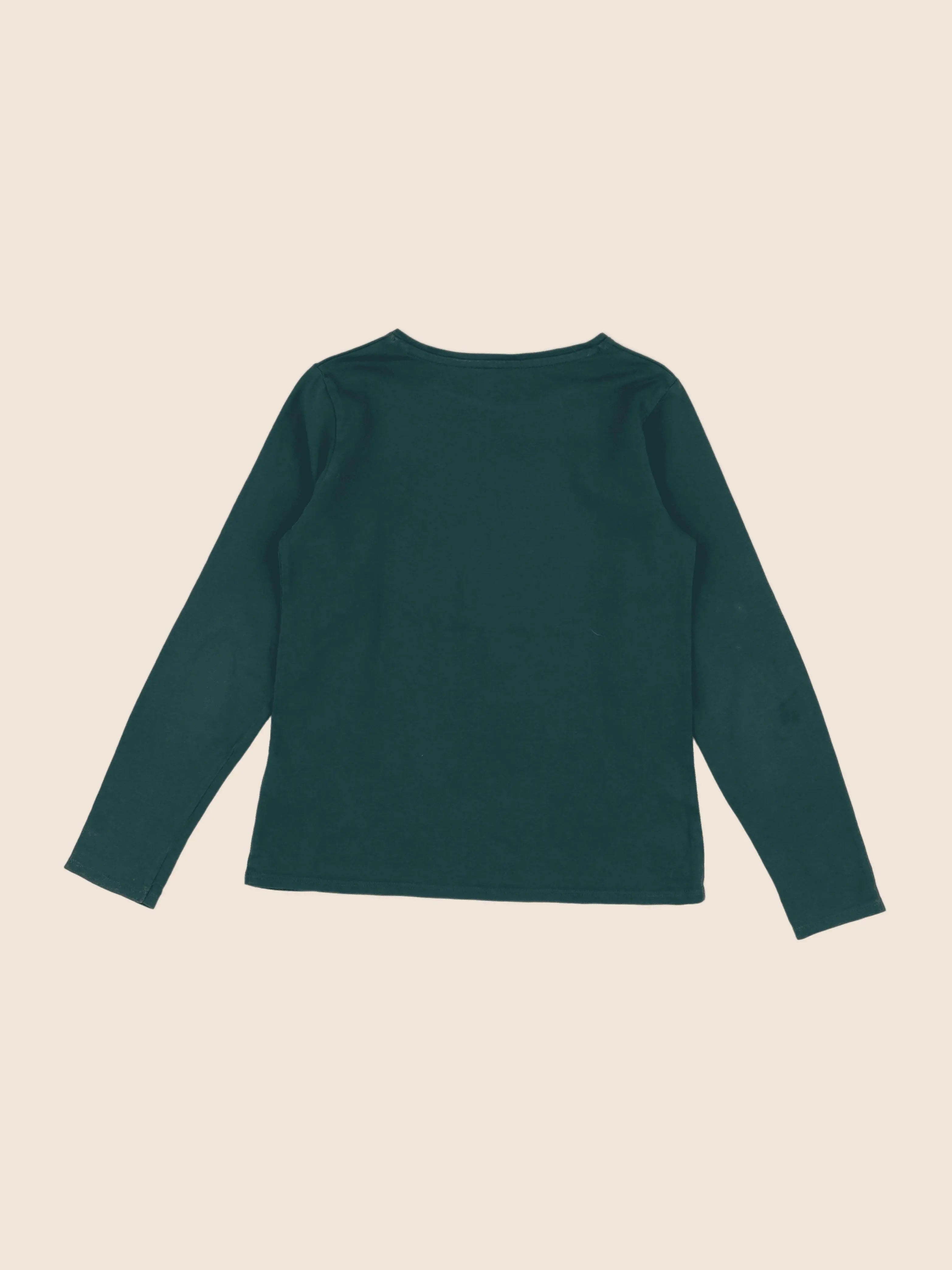 Vertbaudet - tee-shirt vert - 8 ans