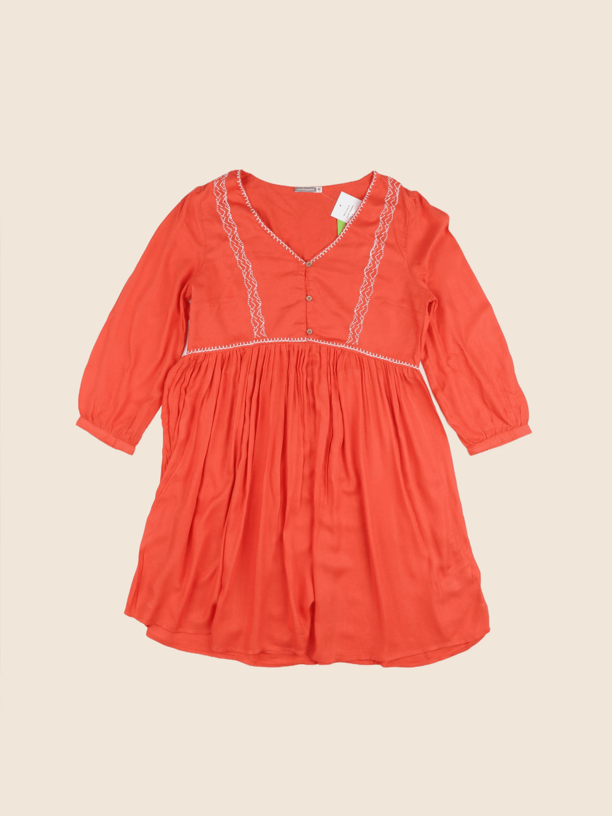 Vertbaudet - robe grossesse orange - 40