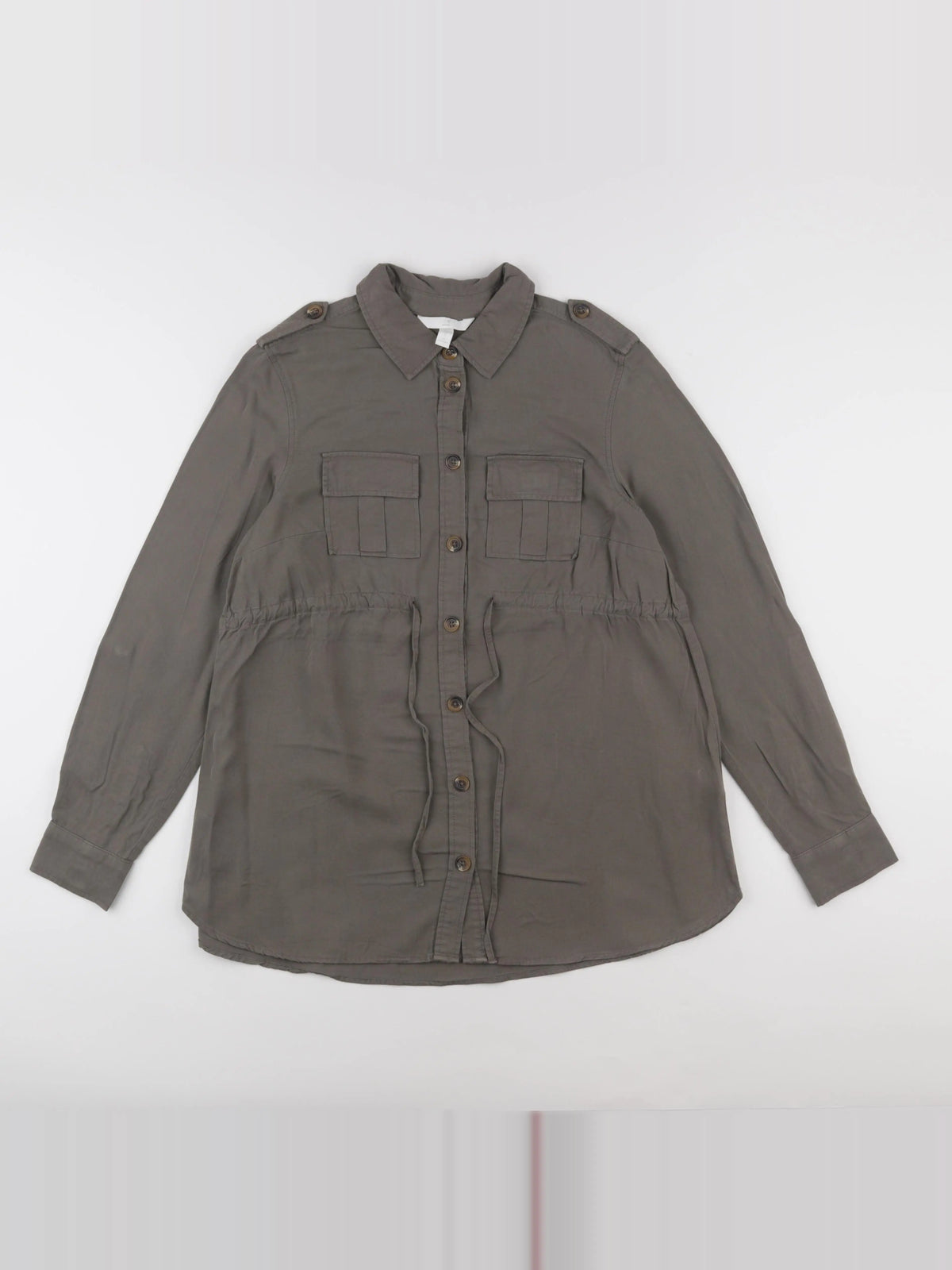 H&M - blouse grossesse vert - s