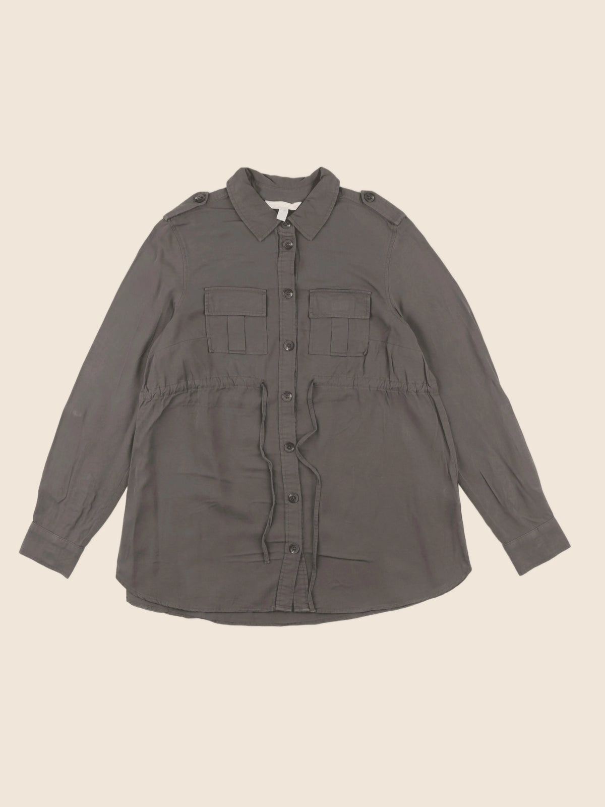 H&M - blouse grossesse vert - s