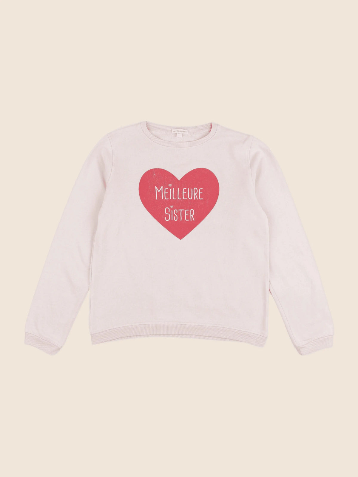 Vertbaudet - sweat rose - 14 ans