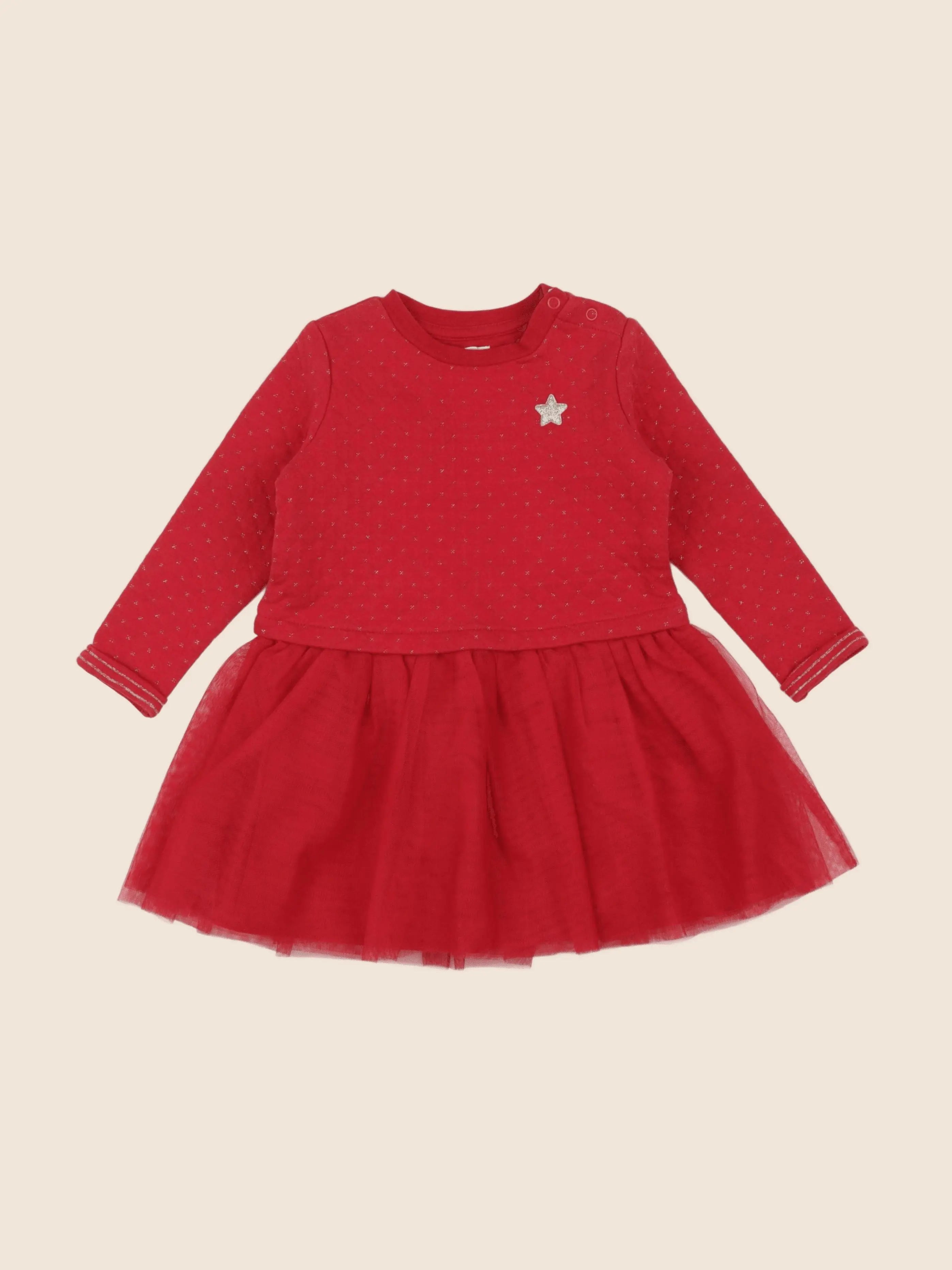 Vertbaudet - robe rouge - 3 ans