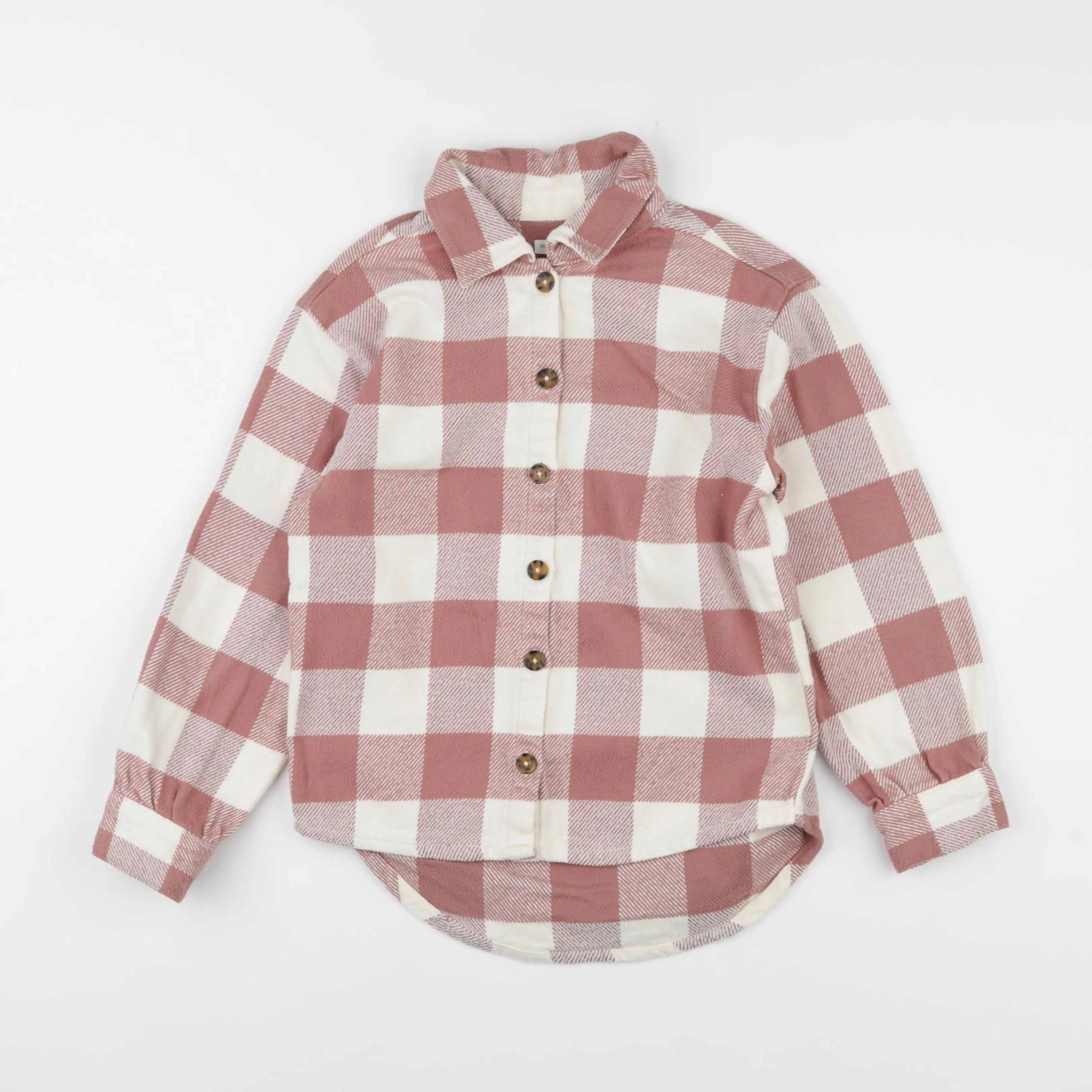 Vertbaudet - chemise rose - 10 ans
