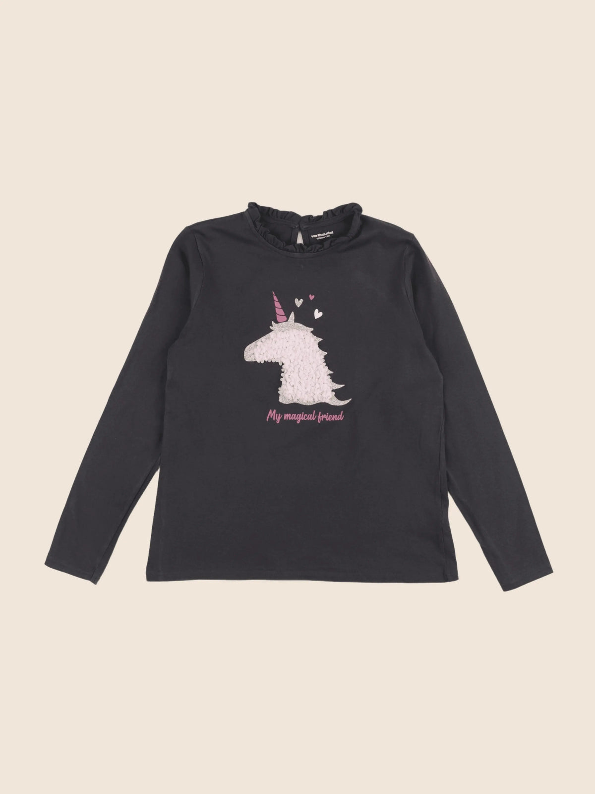Vertbaudet - tee-shirt gris - 12 ans
