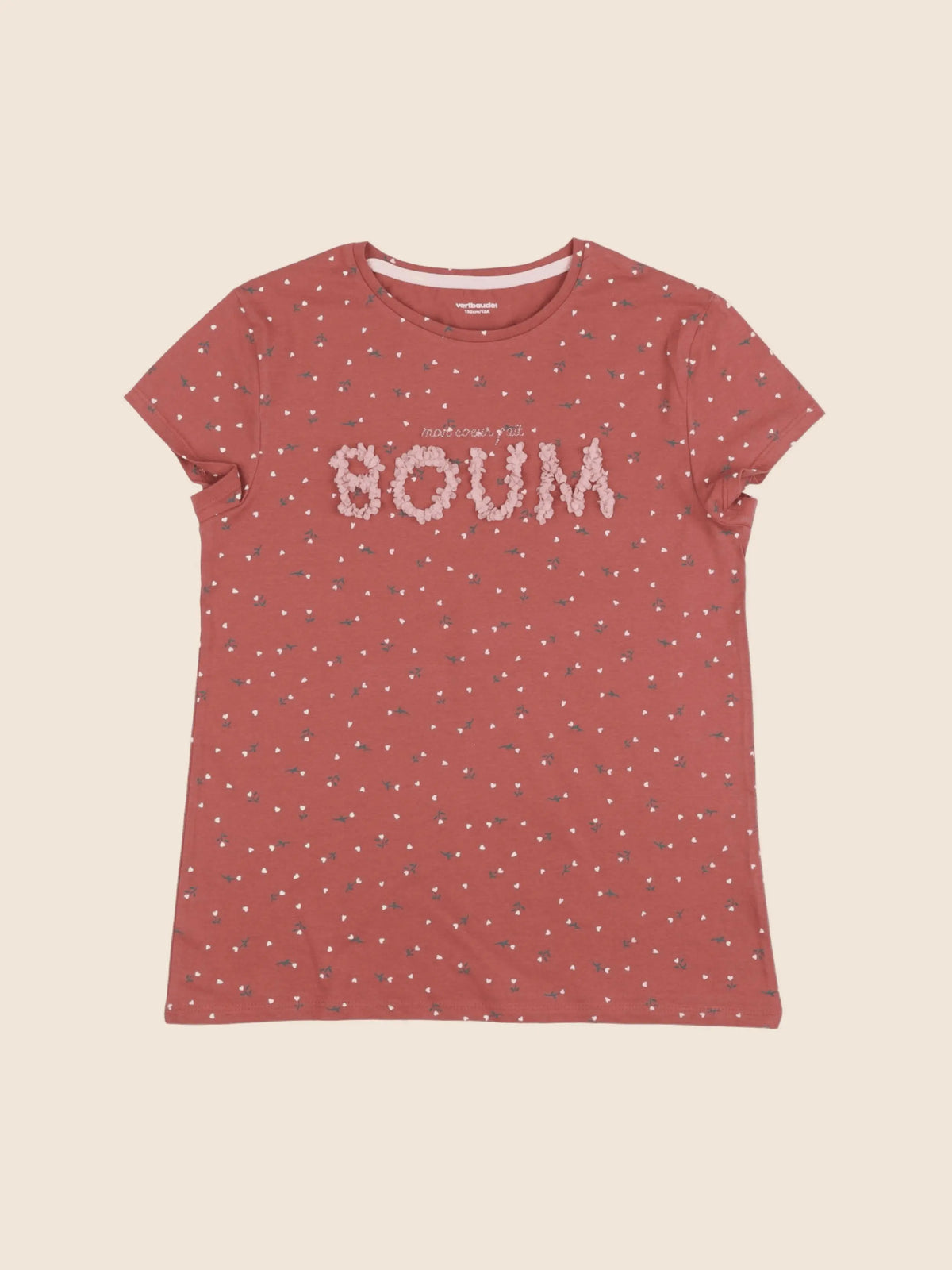 Vertbaudet - tee-shirt multicolore - 12 ans