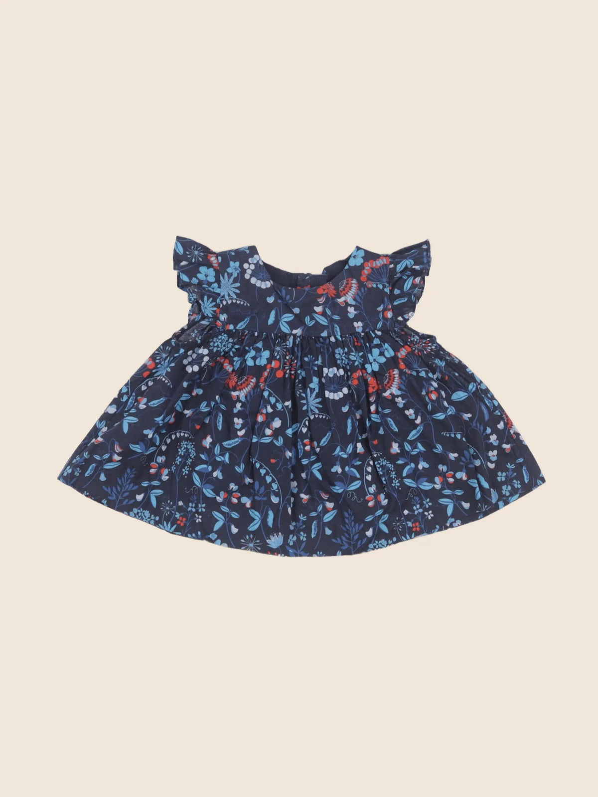 Jacadi - robe liberty bleu - 18 mois