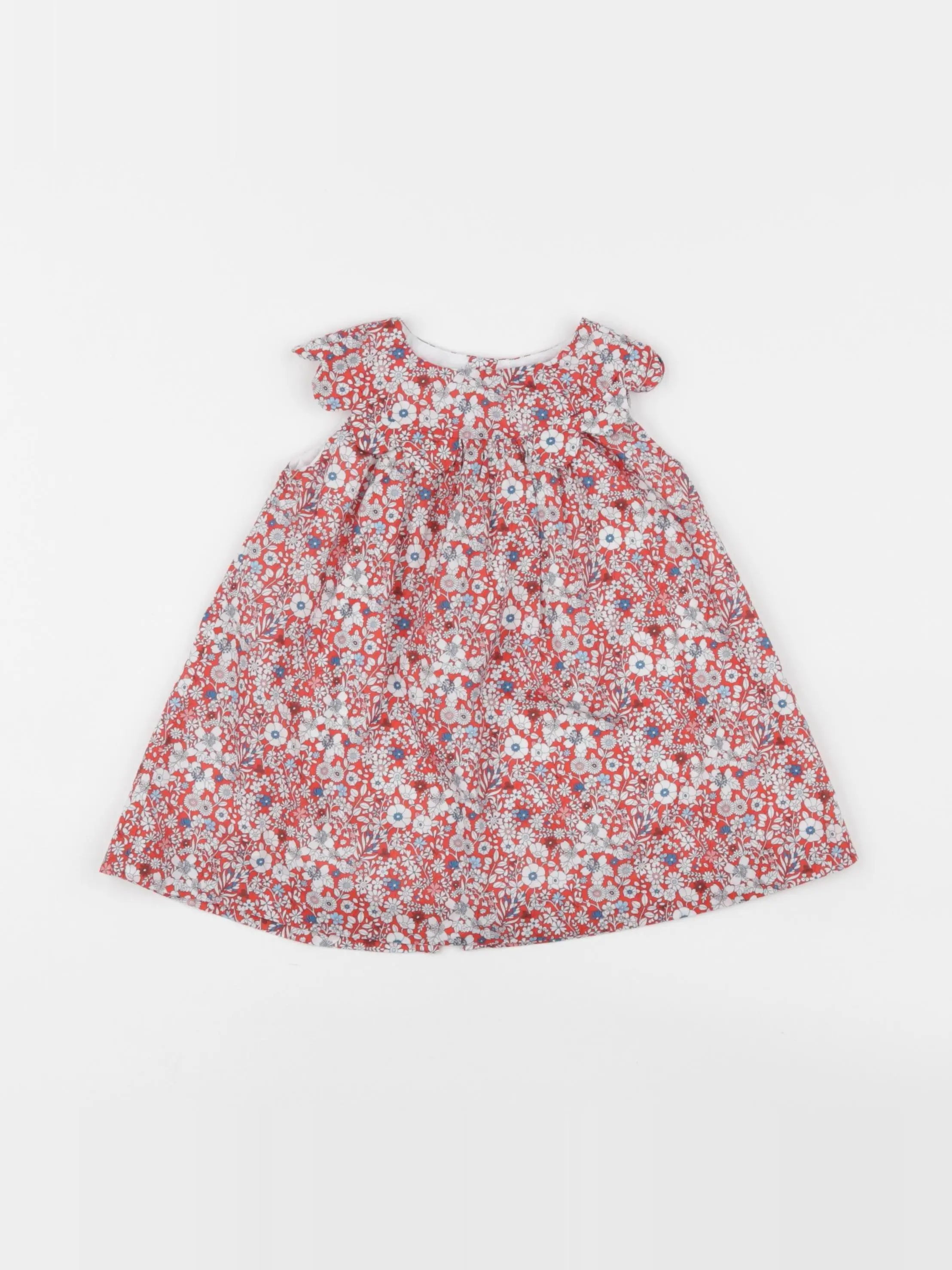 Jacadi - robe liberty multicolore - 6 mois