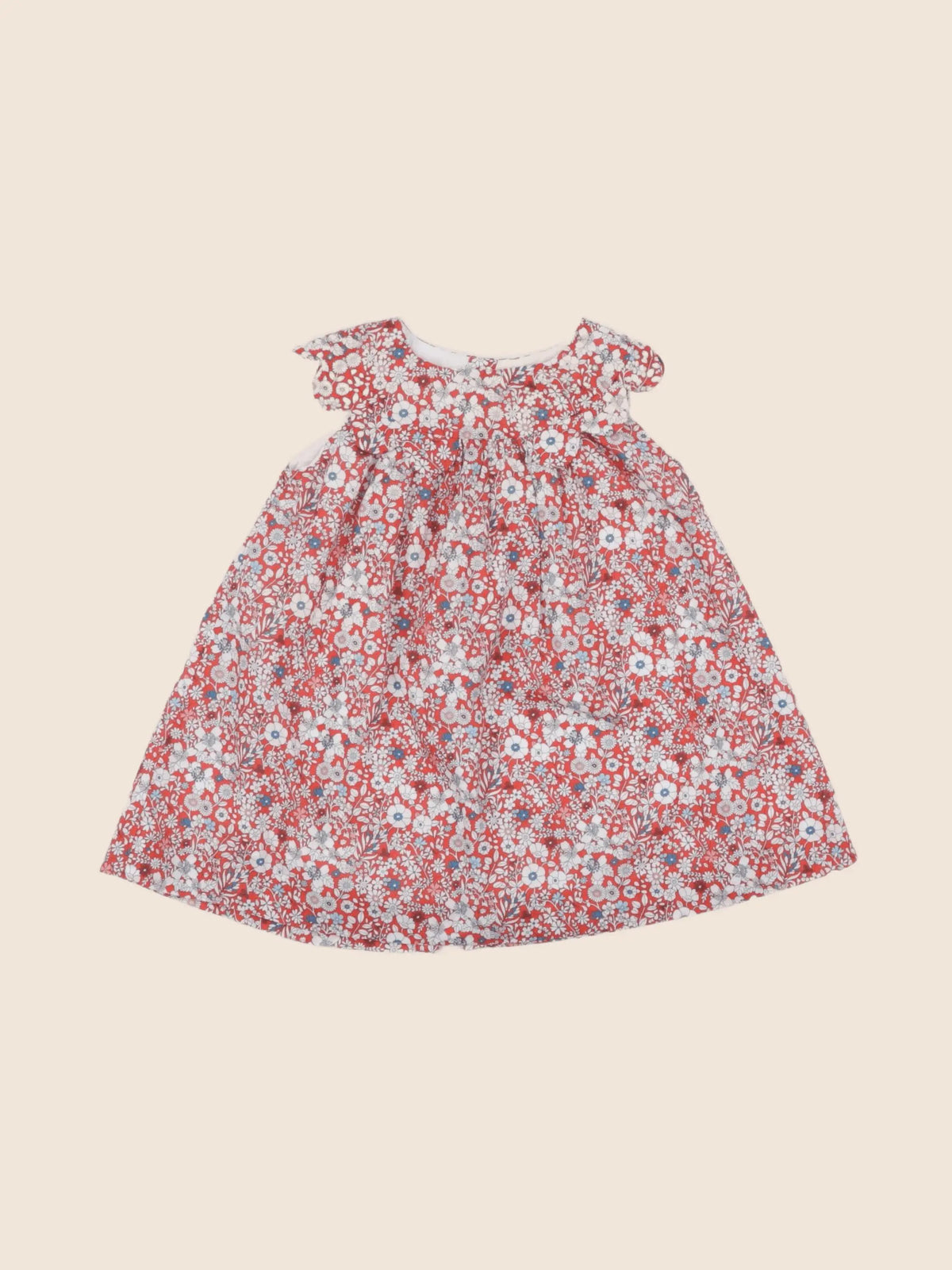 Jacadi - robe liberty multicolore - 6 mois