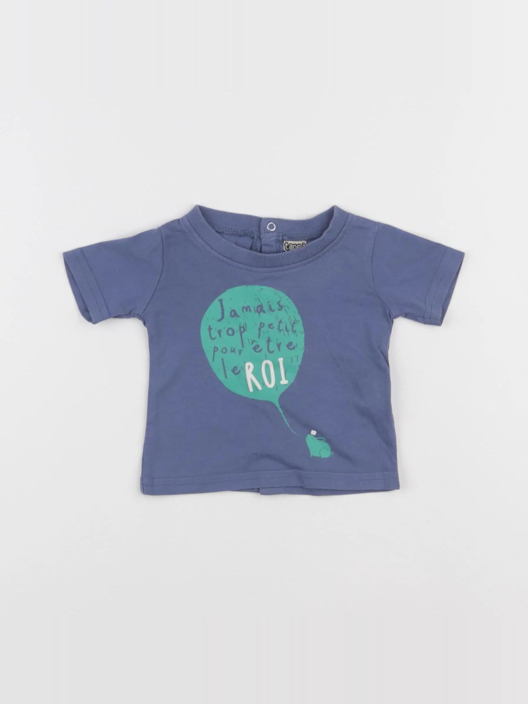 Tape à l'oeil - tee-shirt bleu - 3 mois