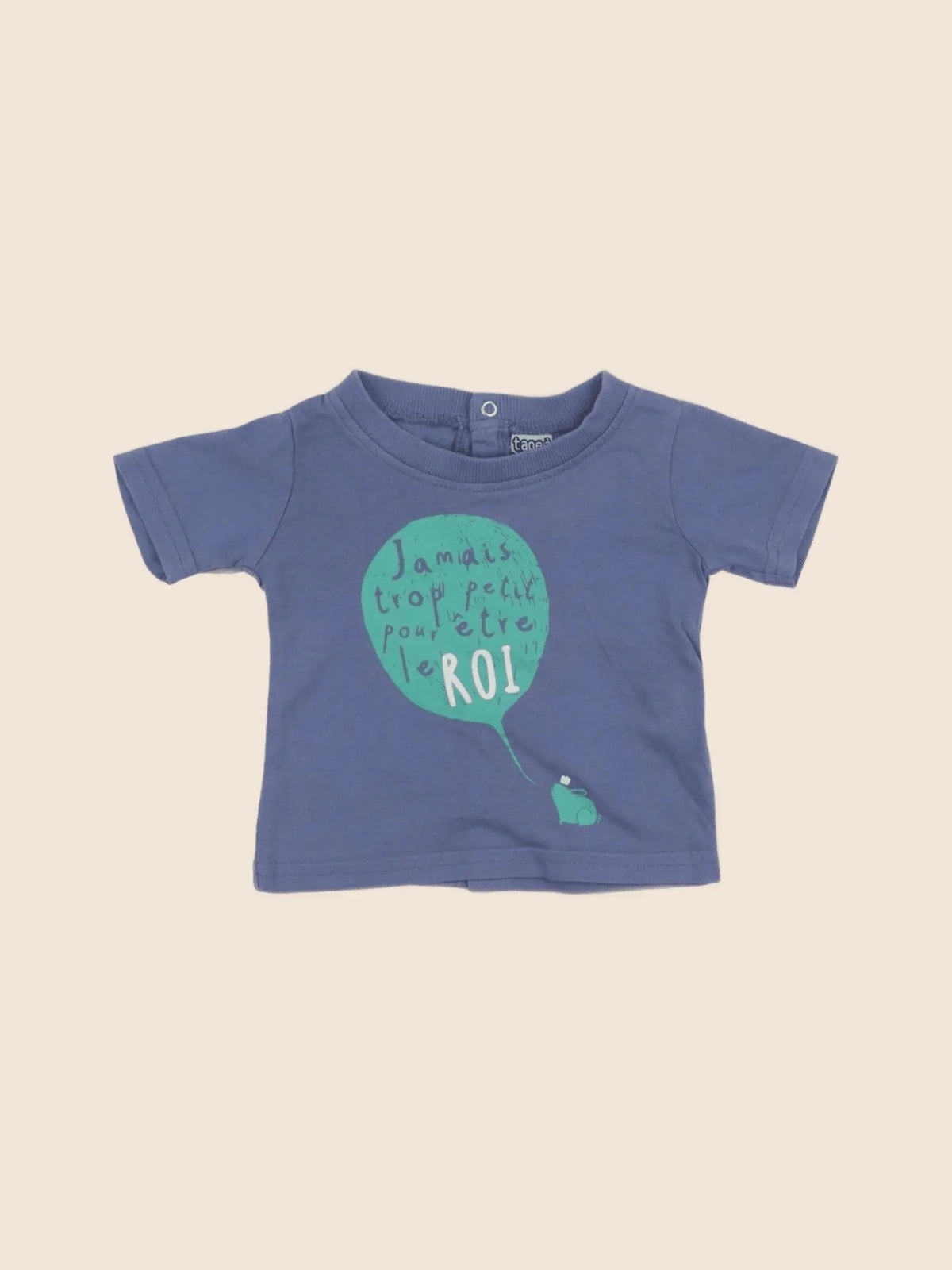 Tape à l'oeil - tee-shirt bleu - 3 mois